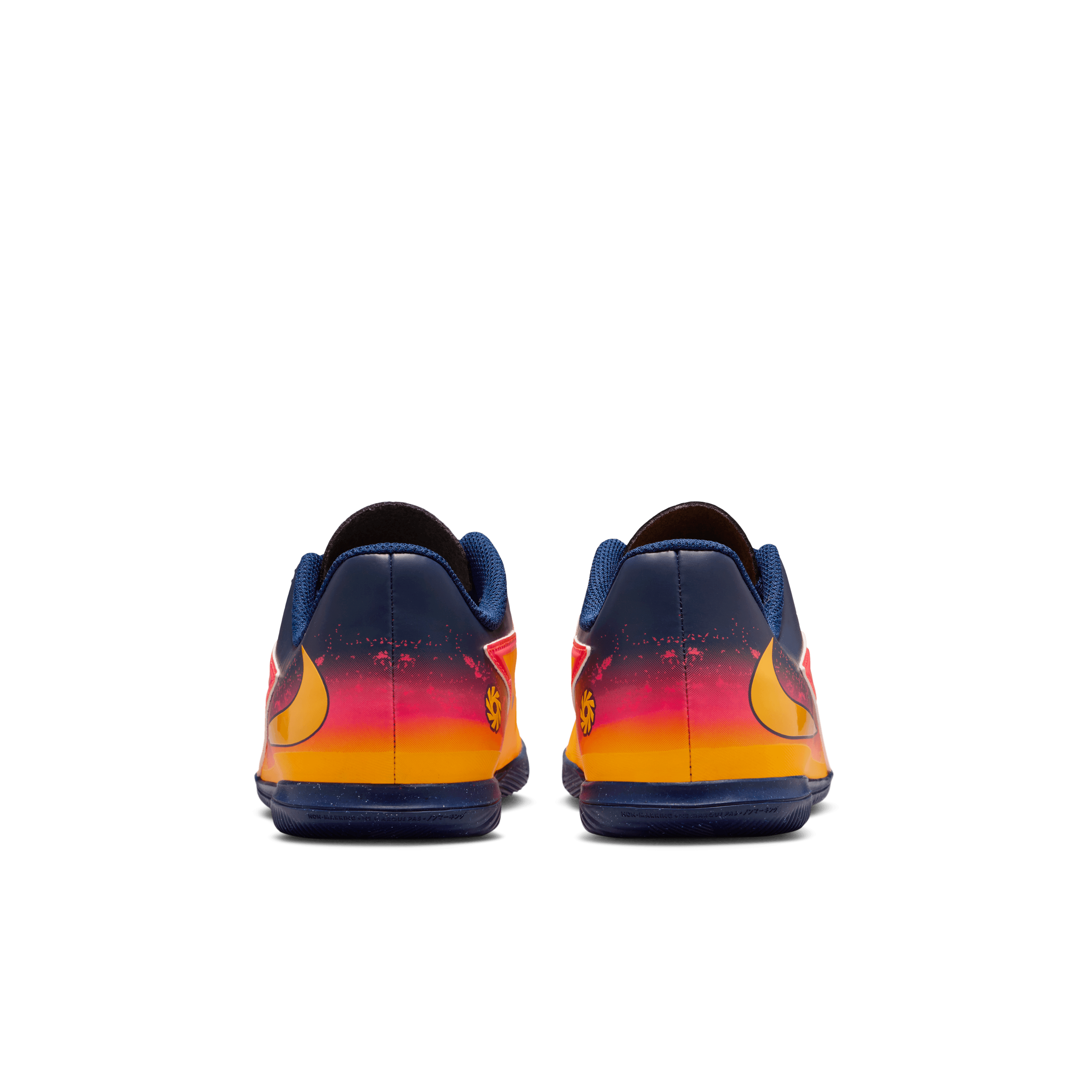 Nike Jr. Phantom 6 Low Club "Erling Haaland IC-Laser Orange/lemon Venom-blue Void