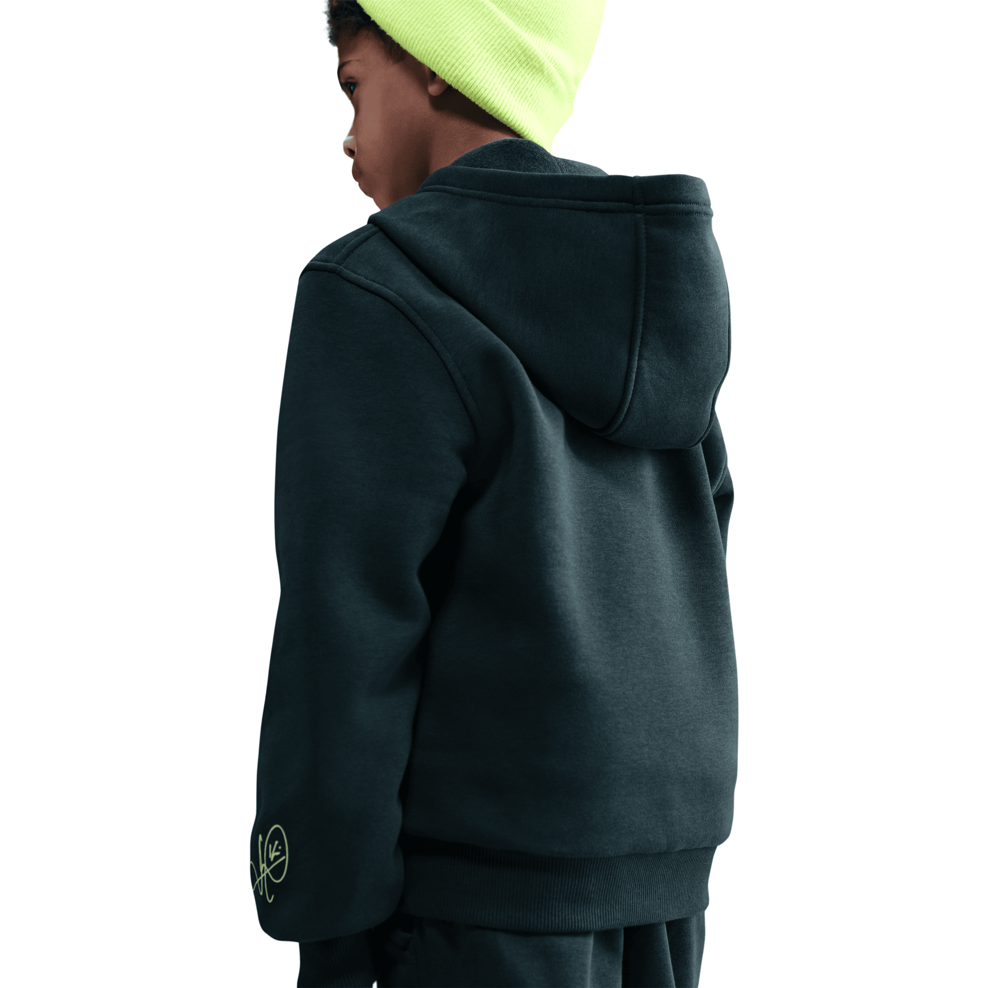 Nike Kylian Mbappé Club Fleece Big Kids' Dri-FIT Soccer Hoodie