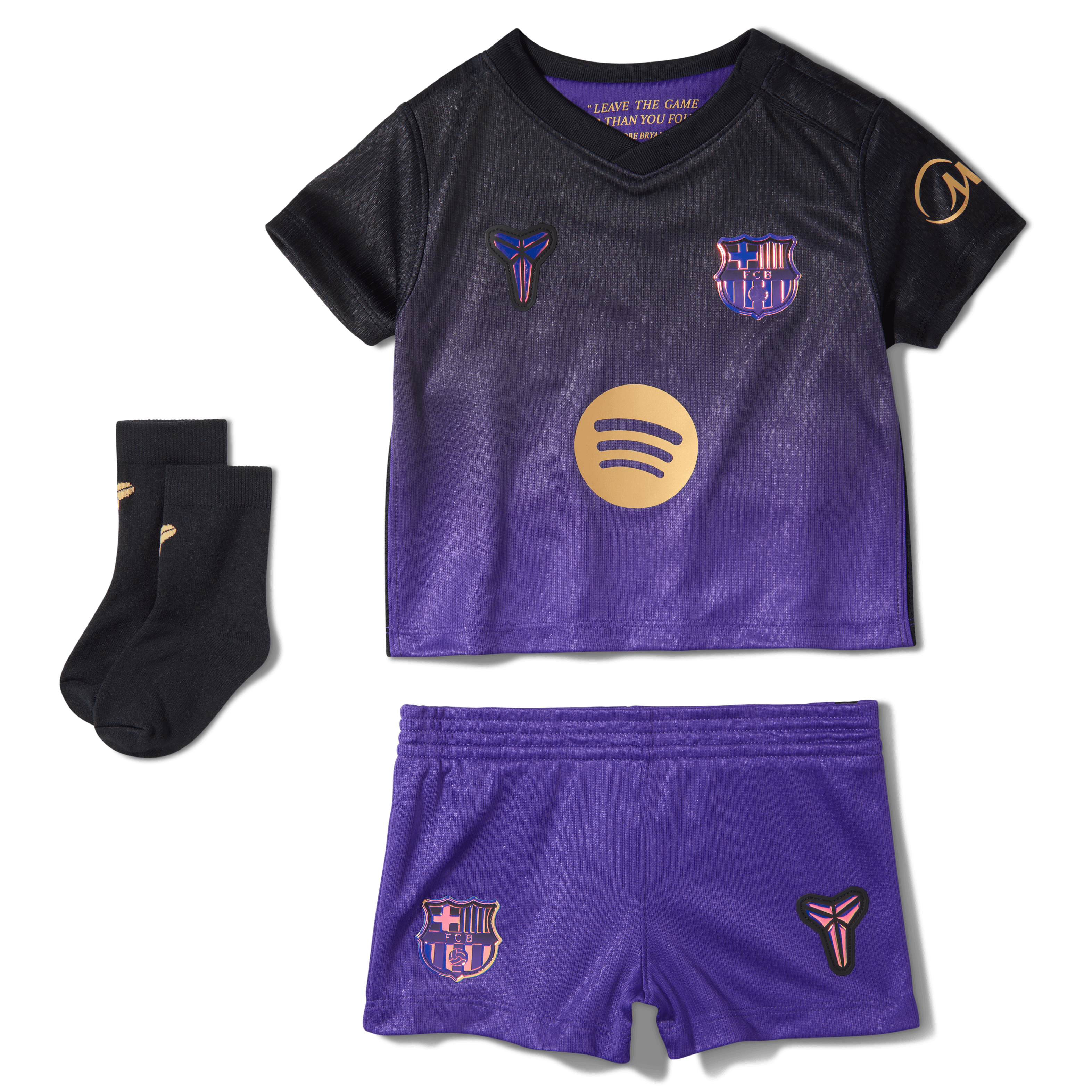 Kobe Bryant Baby/Toddler Unisex FC Barcelona Away Mini Kit 26/27