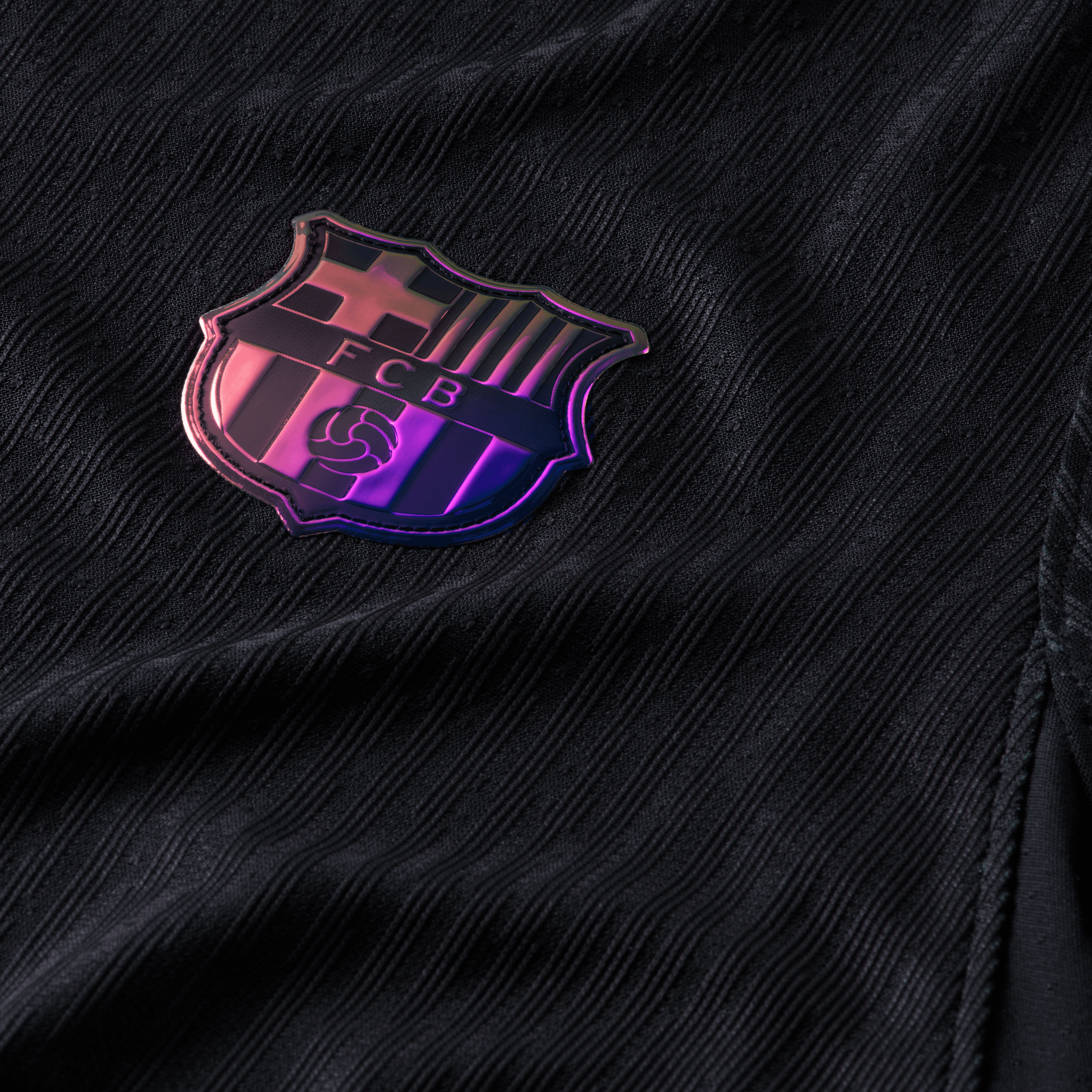 Nike Youth FC Barcelona Kobe Aero-FIT Authentic Match Away Jersey 26/27 - crest detail