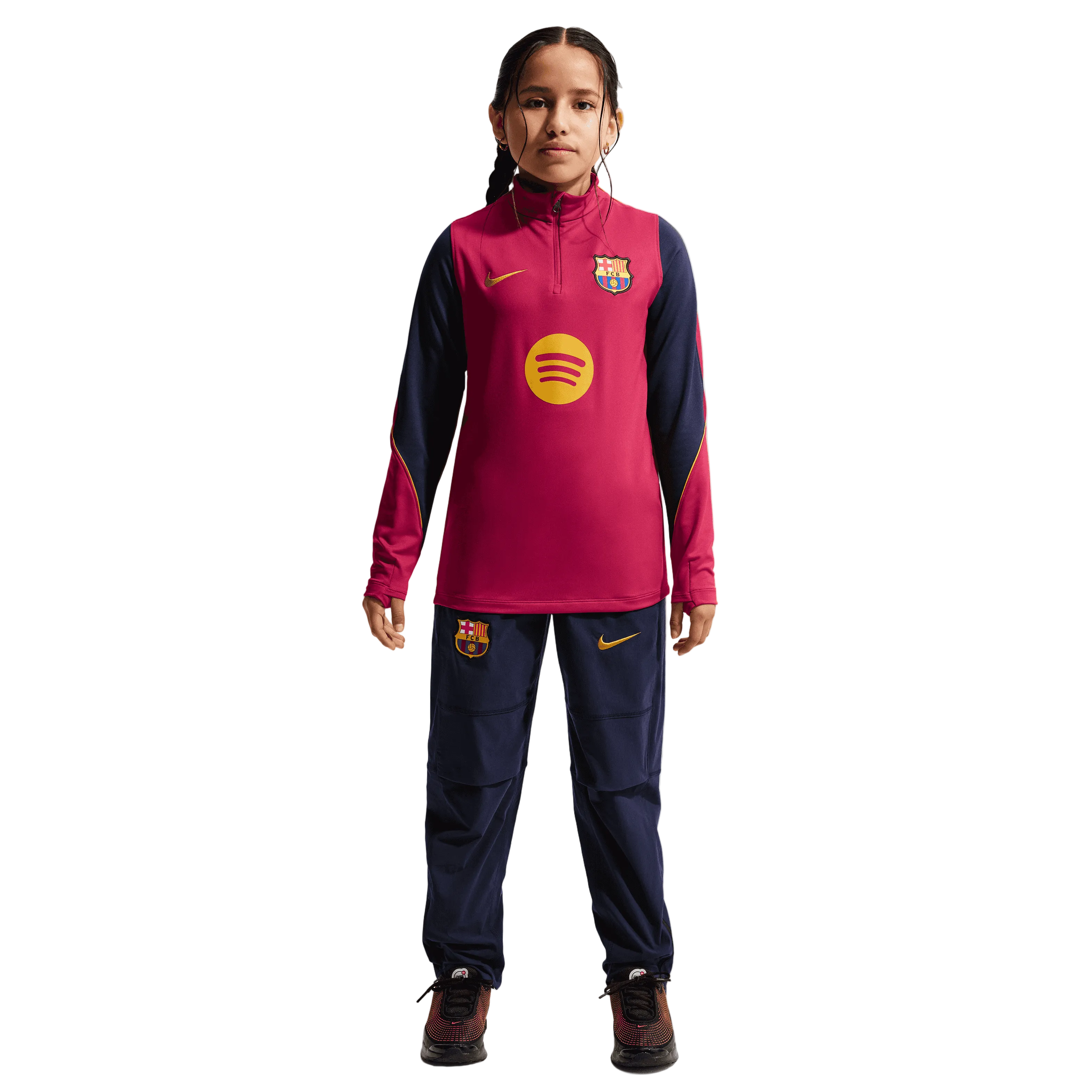 Nike FC Barcelona Strike Big Kids' Dri-FIT Soccer Knit Drill Top