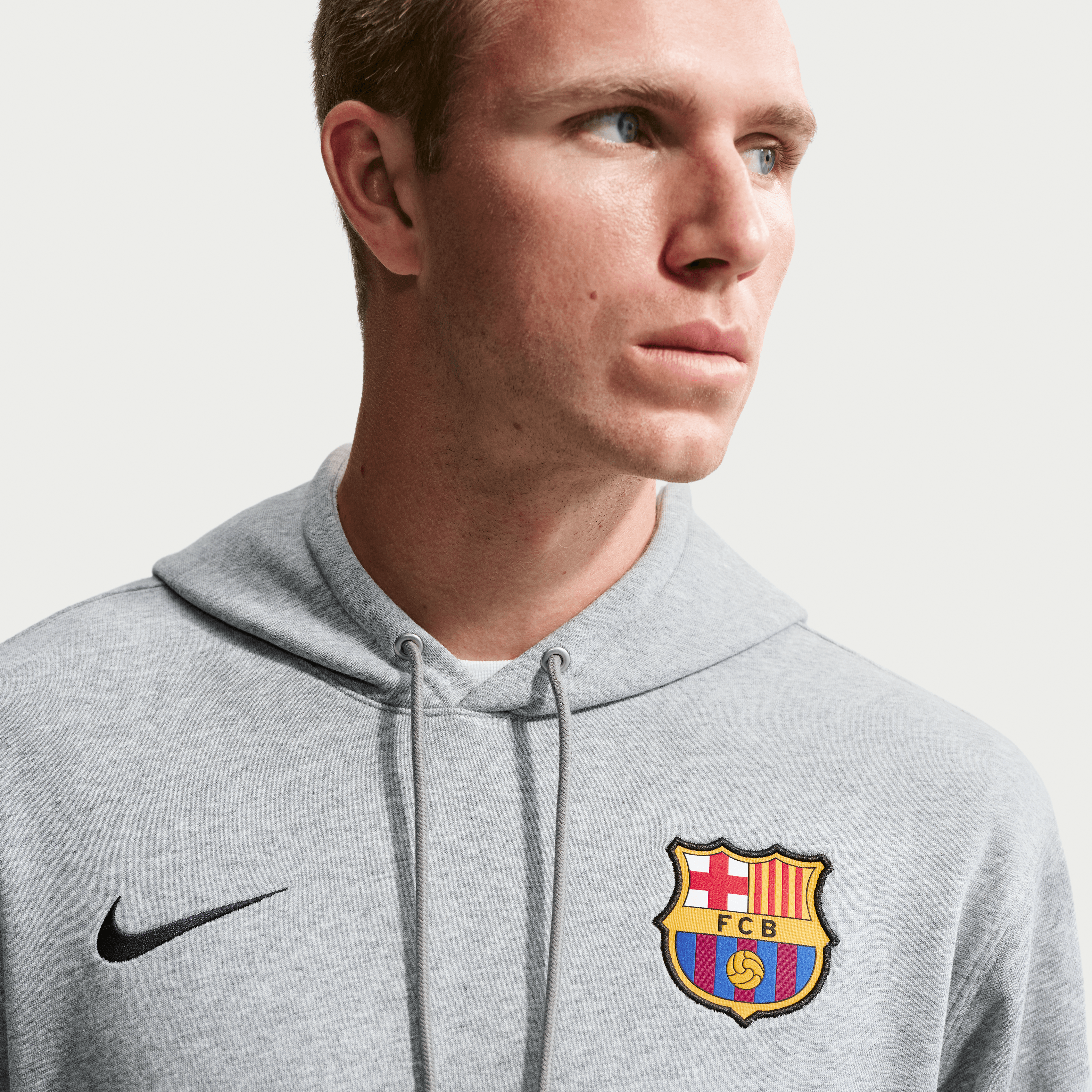 Nike FC Barcelona Club Pullover Hoodie