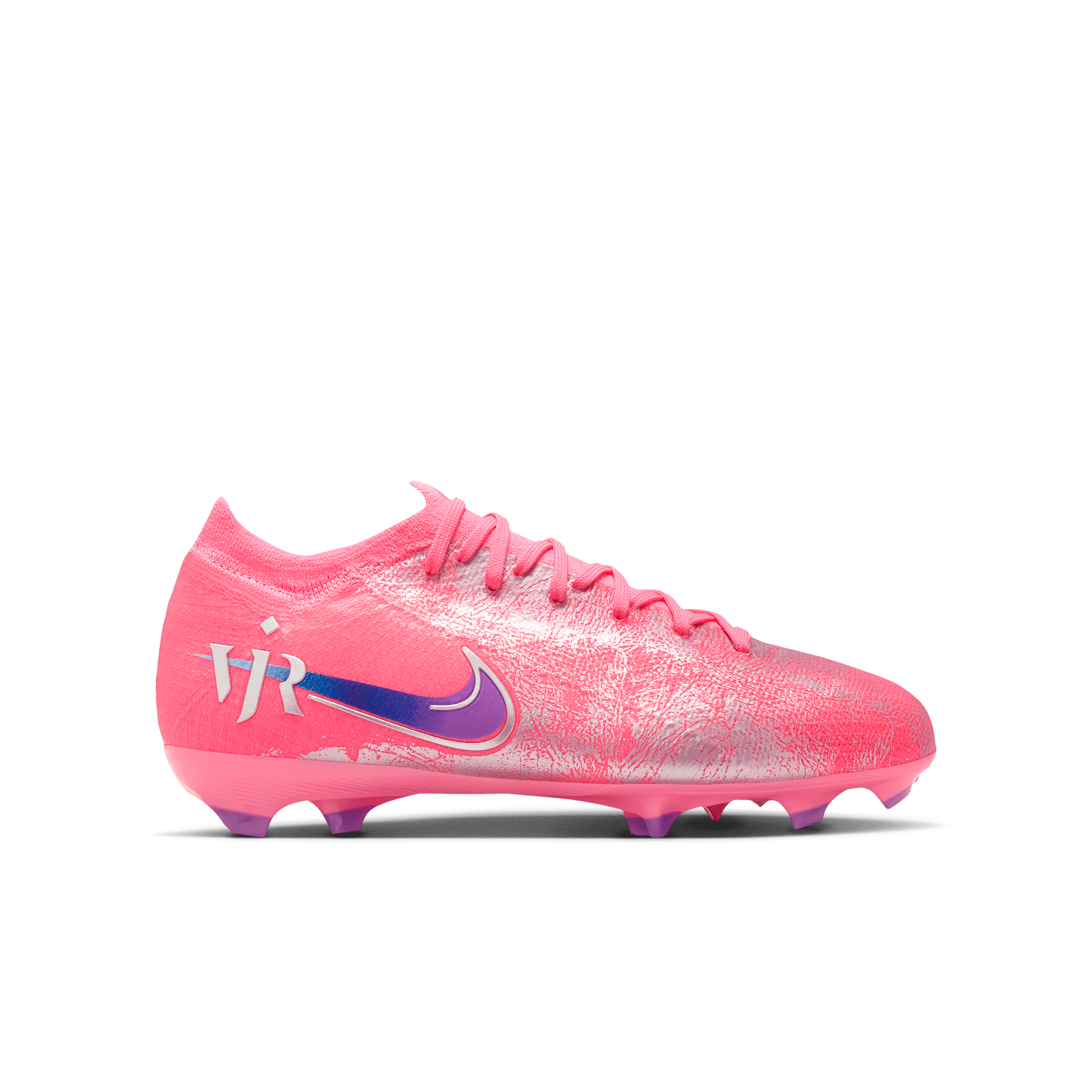 Nike Jr. Mercurial Vapor 16 Pro "Vini Jr." Firm-Ground Low-Top FG-Sunset Pulse/Old Royal