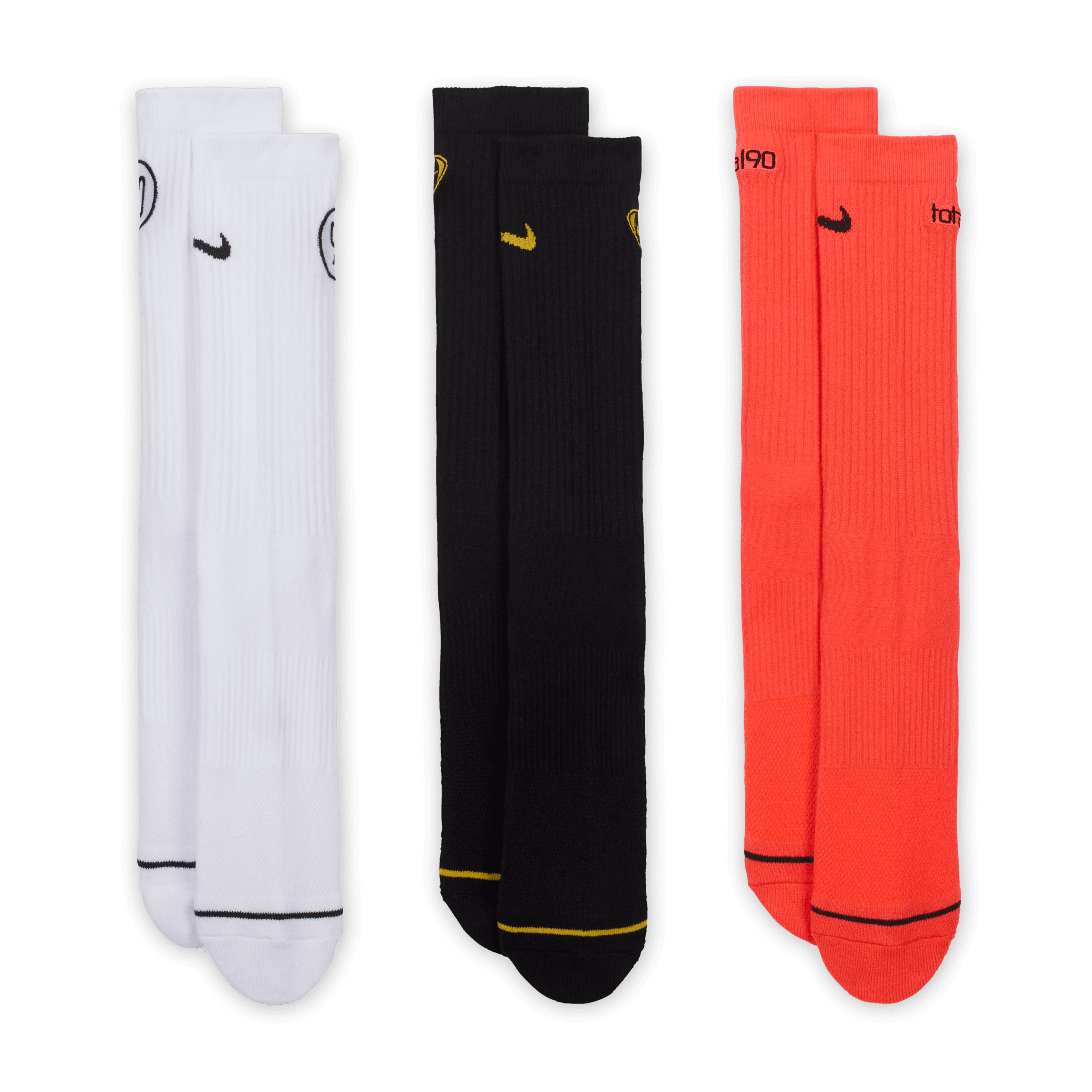 Nike Total 90 Everyday Cushioned Crew Socks (3 Pairs)