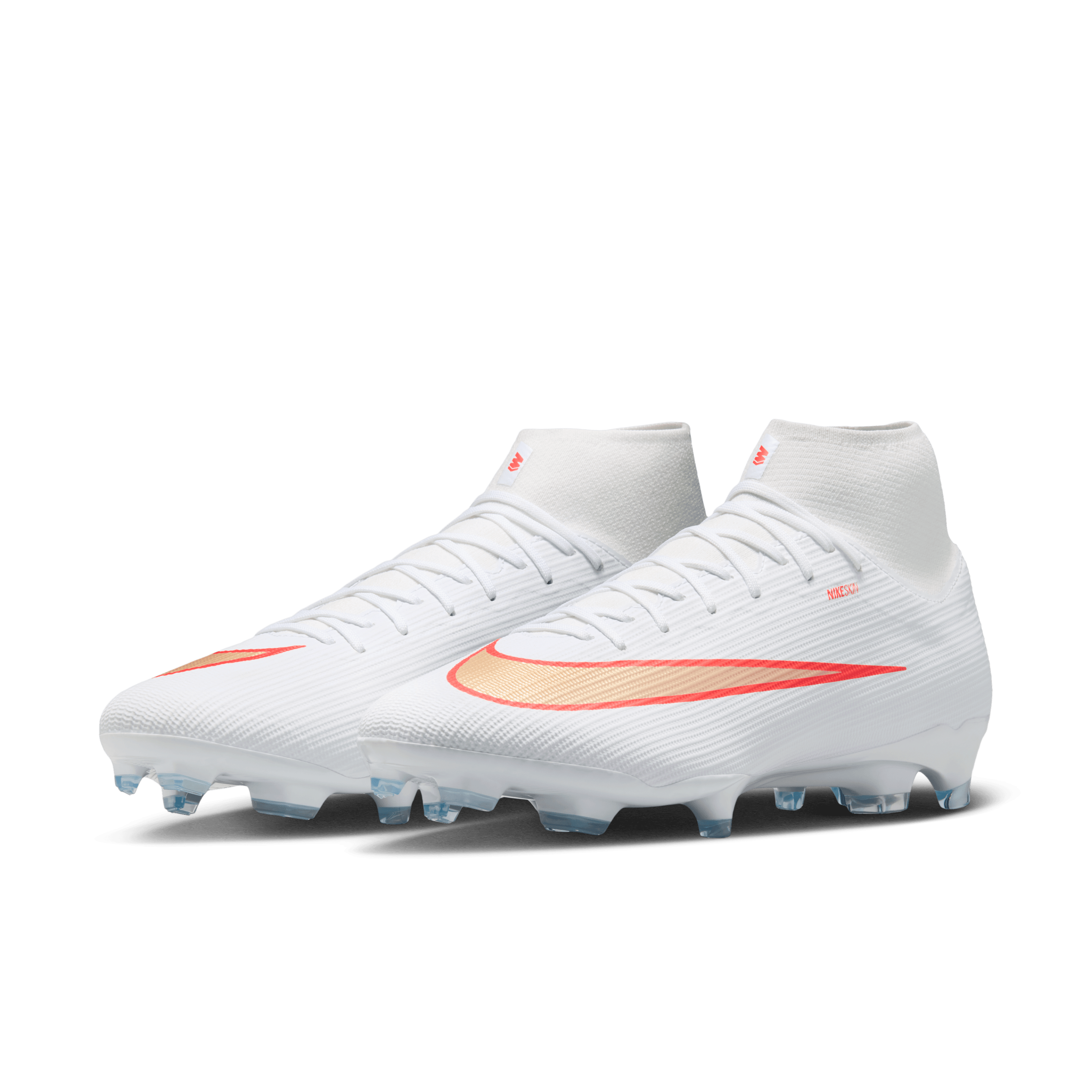 Nike Mercurial Superfly 11 Academy FG/MG - WHITE/BLUR-BRIGHT CRIMSON