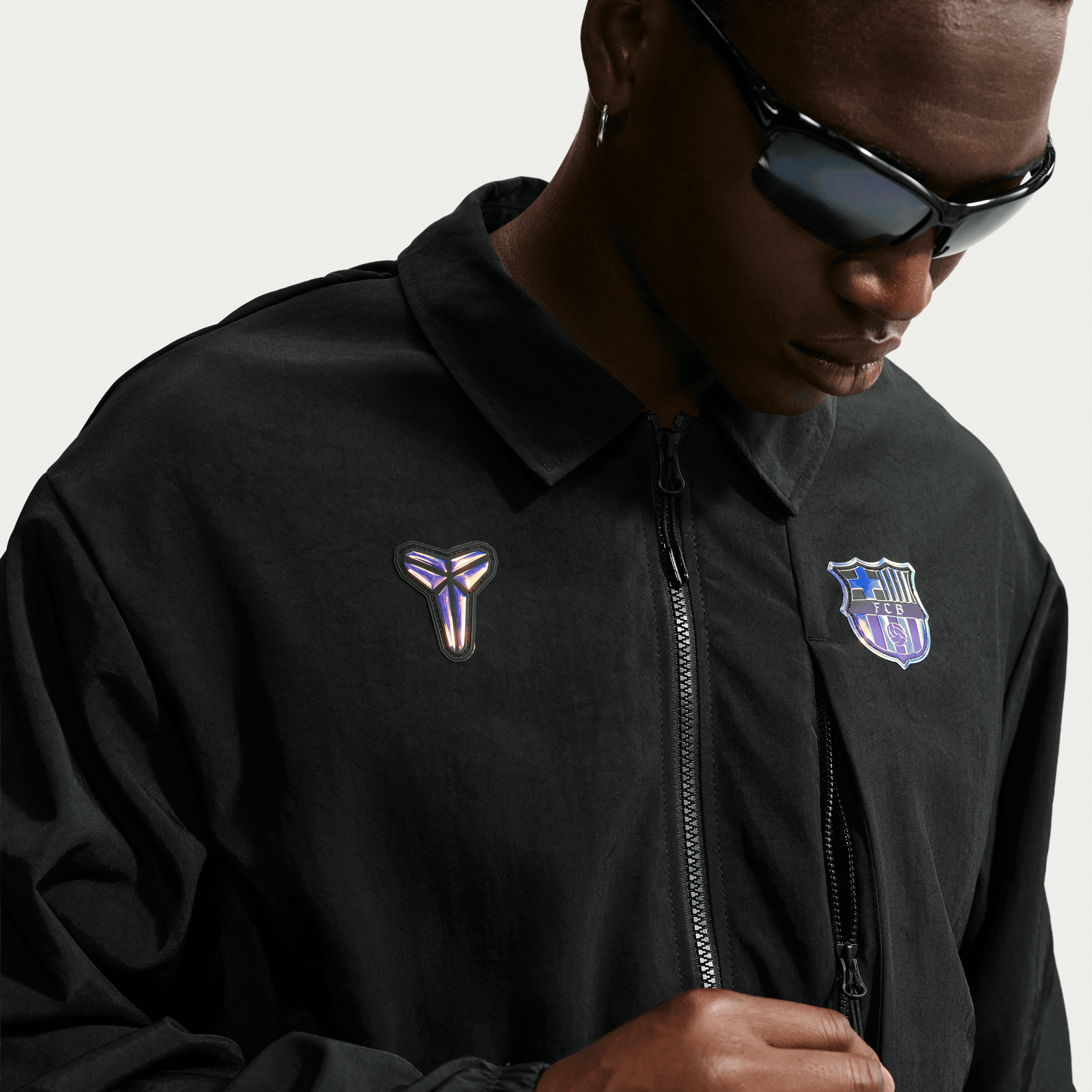 Nike Kobe Bryant FC Barcelona Away Men's Soccer Woven Jacket