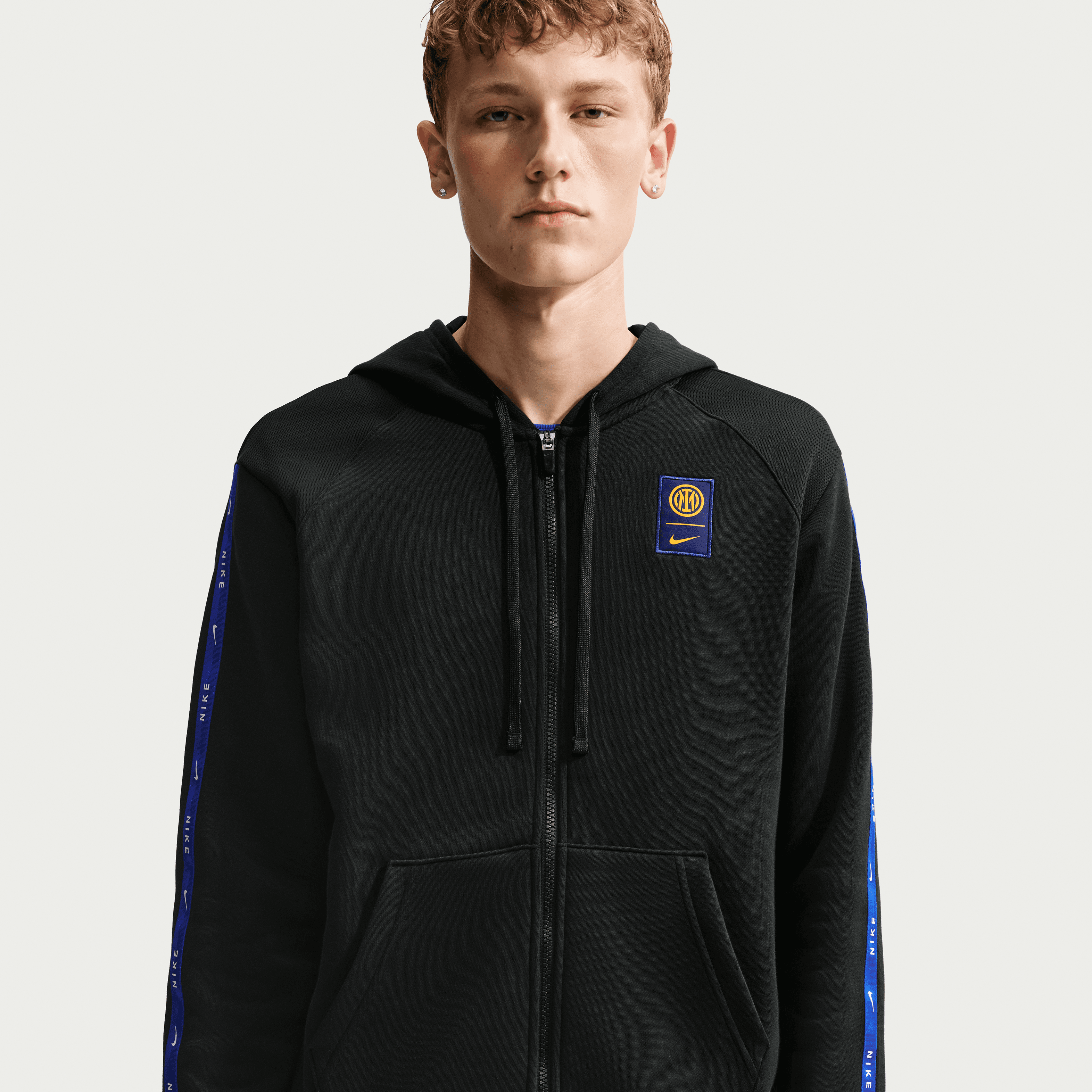 Nike Inter Milan City Side Soccer Full-Zip Fleece Hoodie