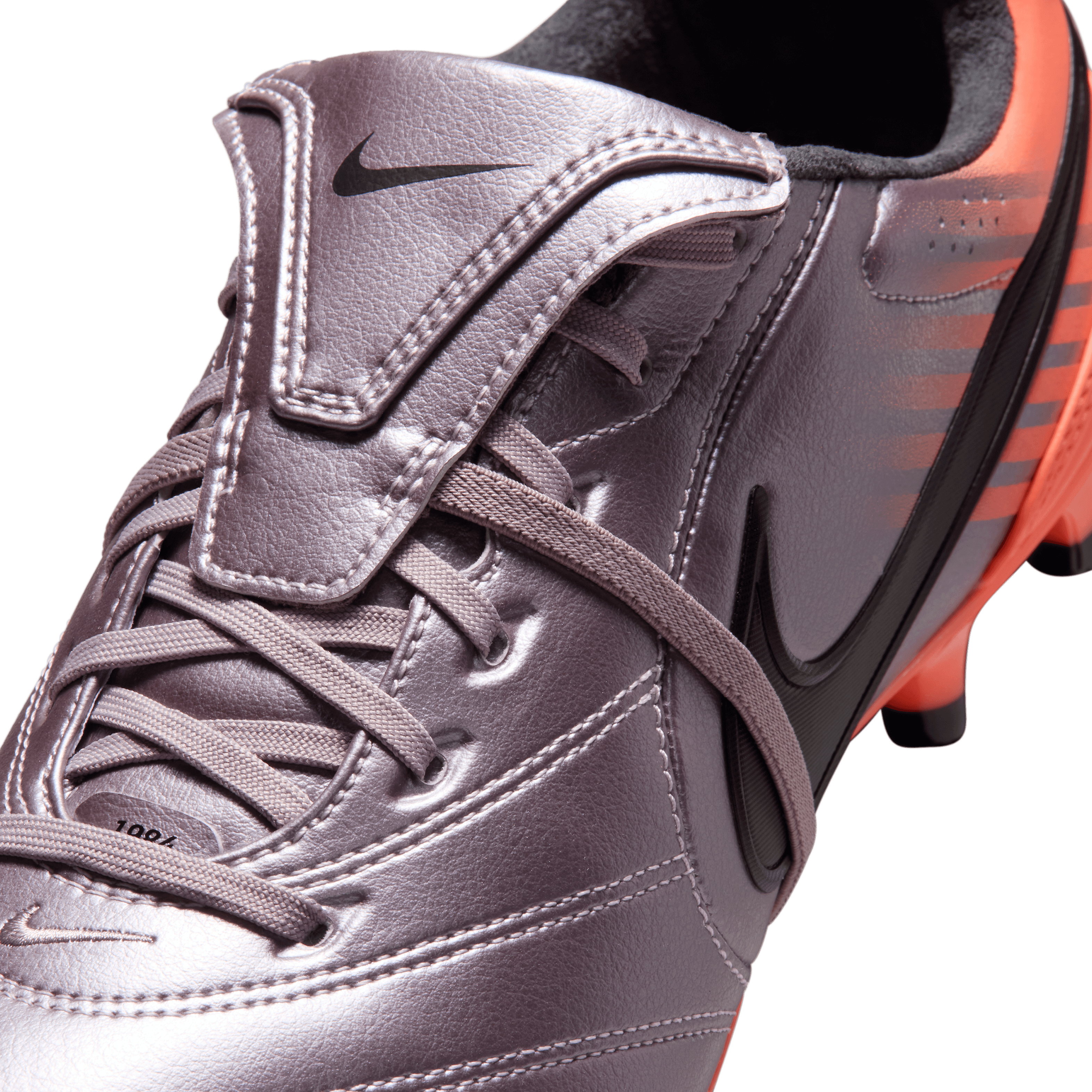 Nike Tiempo Ligera Pro FG - BLEACHED LILAC/BLACK-TOTAL ORANGE