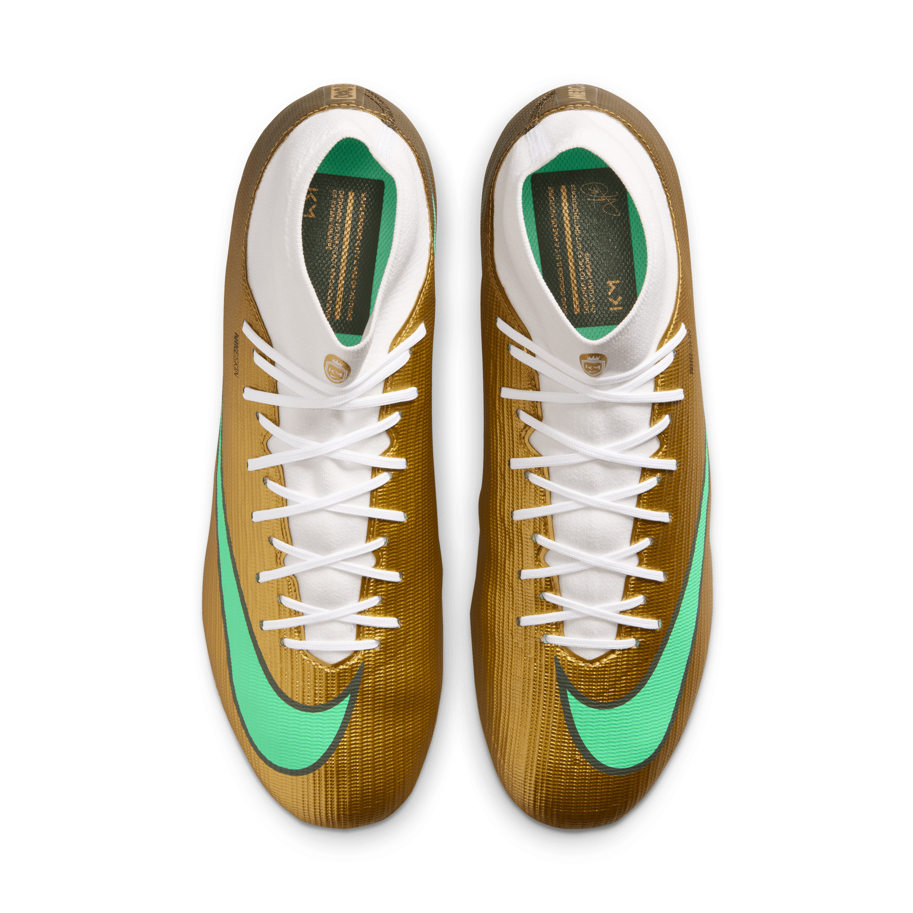 Nike Nike Mercurial Superfly 11 Academy "Kylian Mbappé" FG/MG -METALLIC GOLD/GREEN GLOW