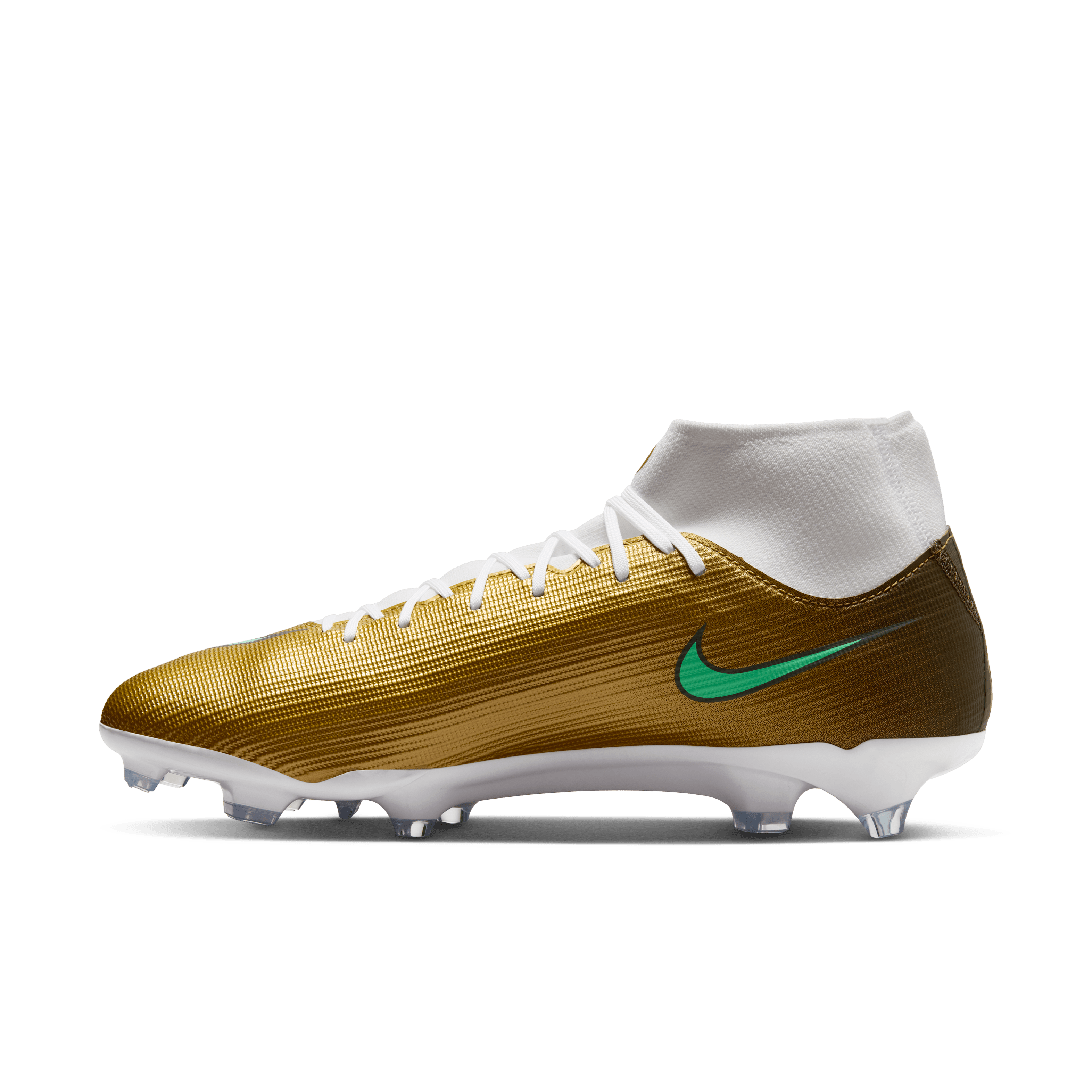 Nike Youth Mercurial Superfly 11 Academy "Kylian Mbappé" FG/MG-METALLIC GOLD/GREEN GLOW