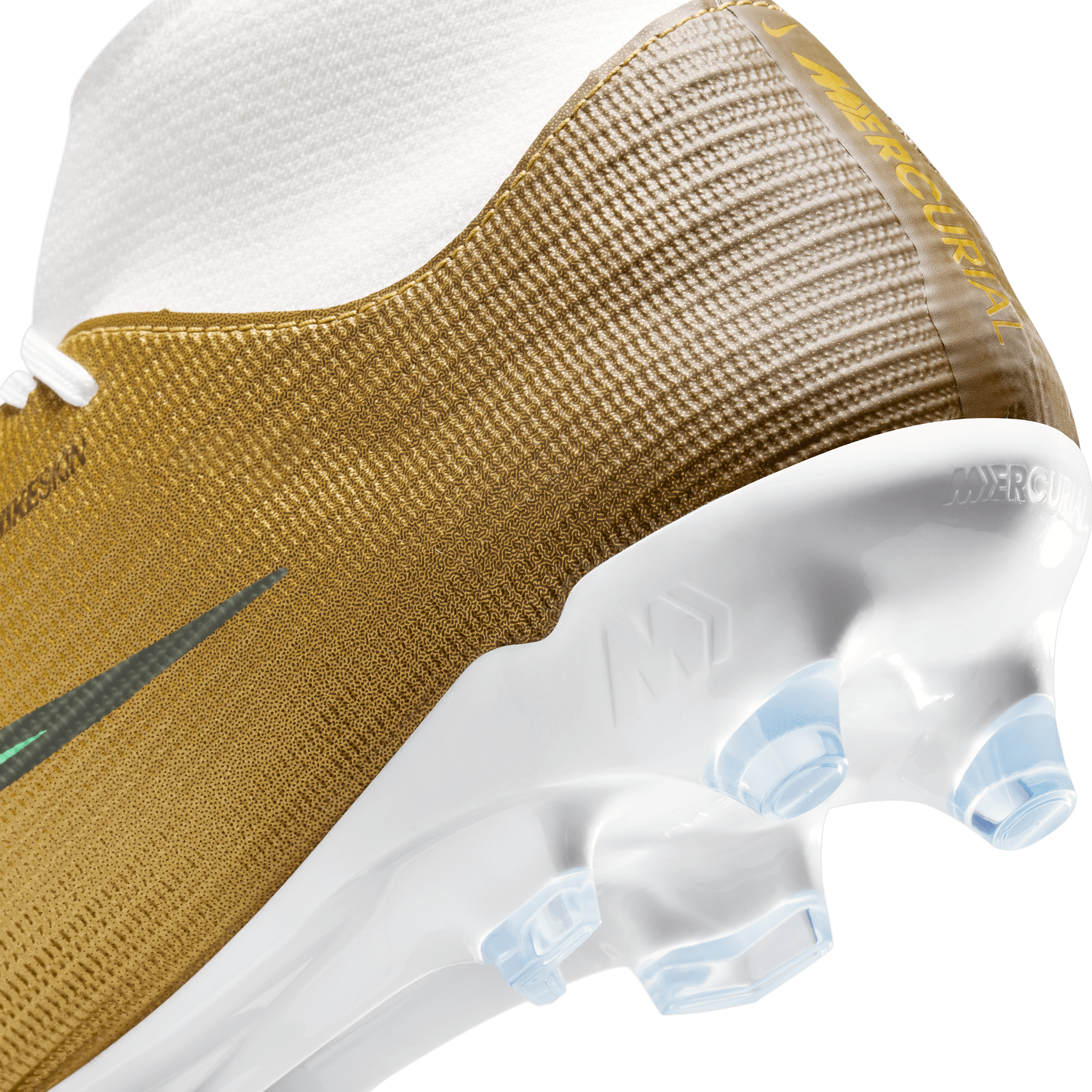 Nike Youth Mercurial Superfly 11 Academy "Kylian Mbappé" FG/MG-METALLIC GOLD/GREEN GLOW