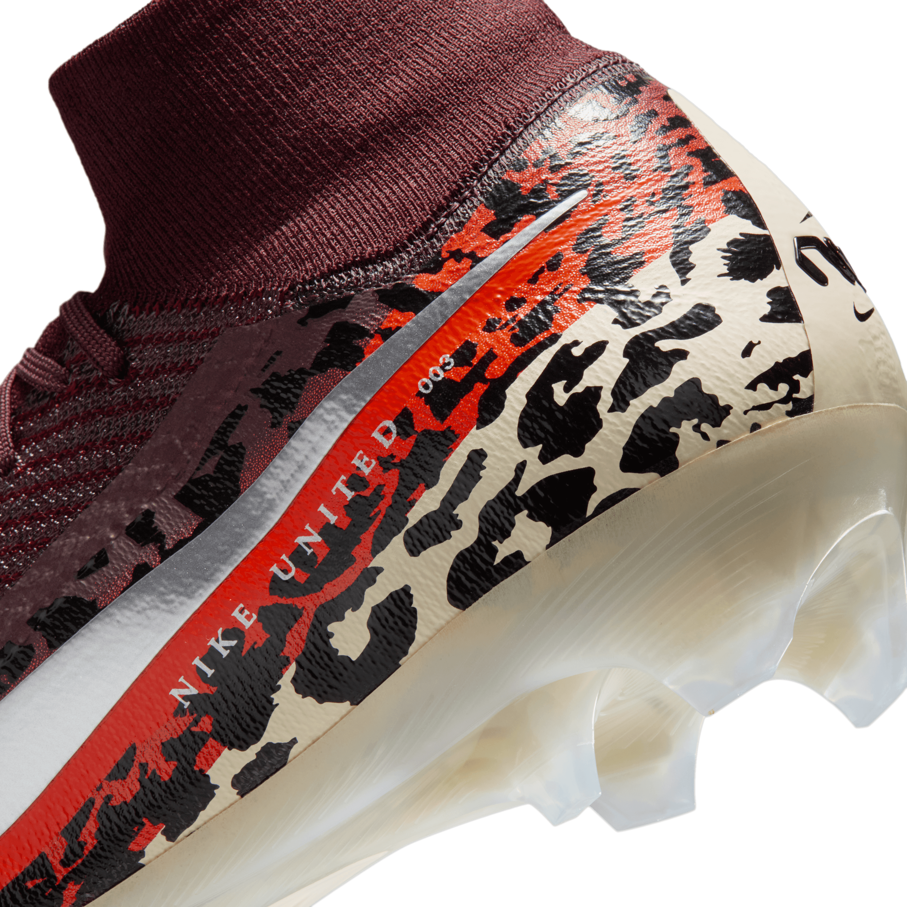 Nike United Superfly 10 Elite FG-Burgundy Crush/metallic Silver