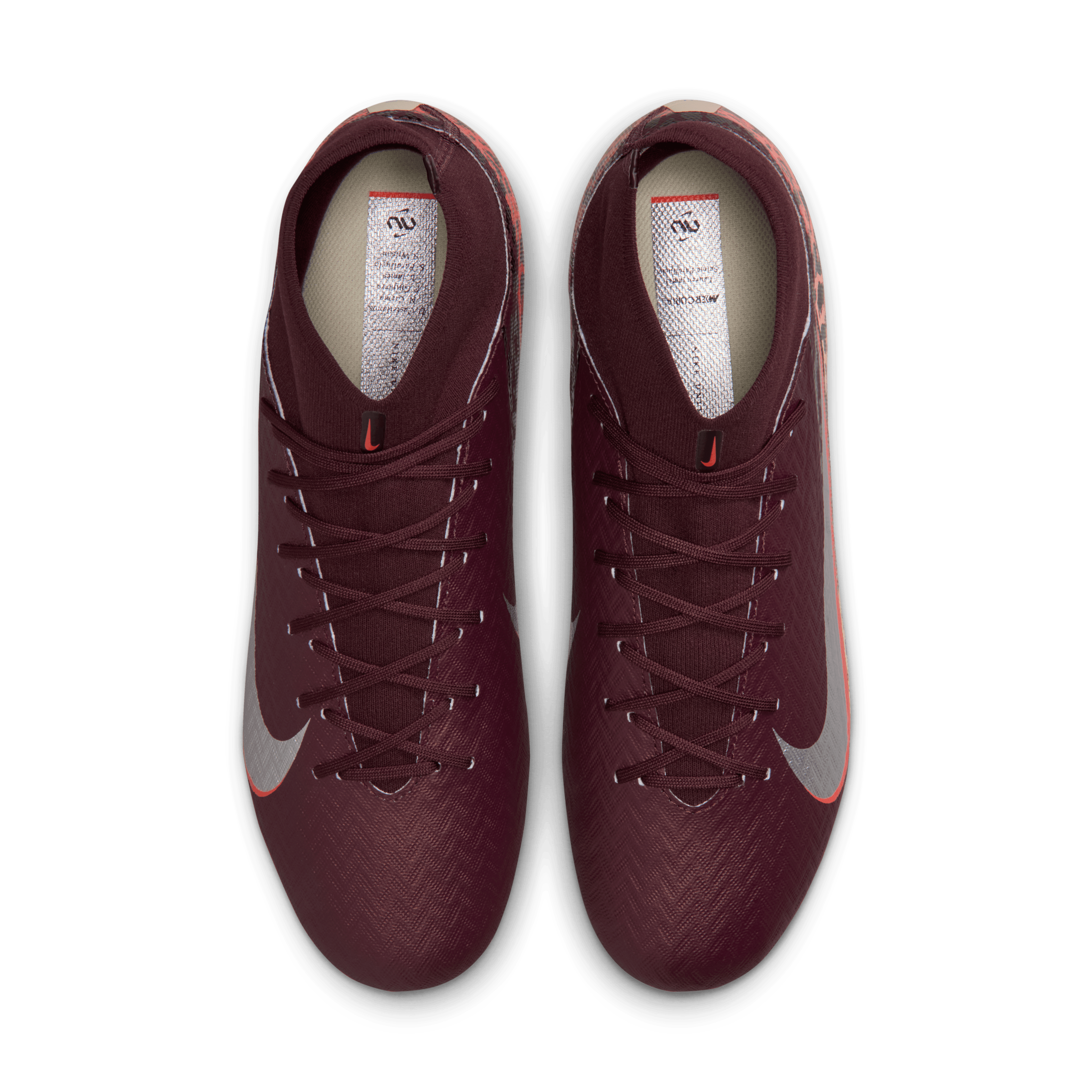 Nike Youth United Mercurial Superfly 10 Academy-Burgundy /Red/Metallic Silver