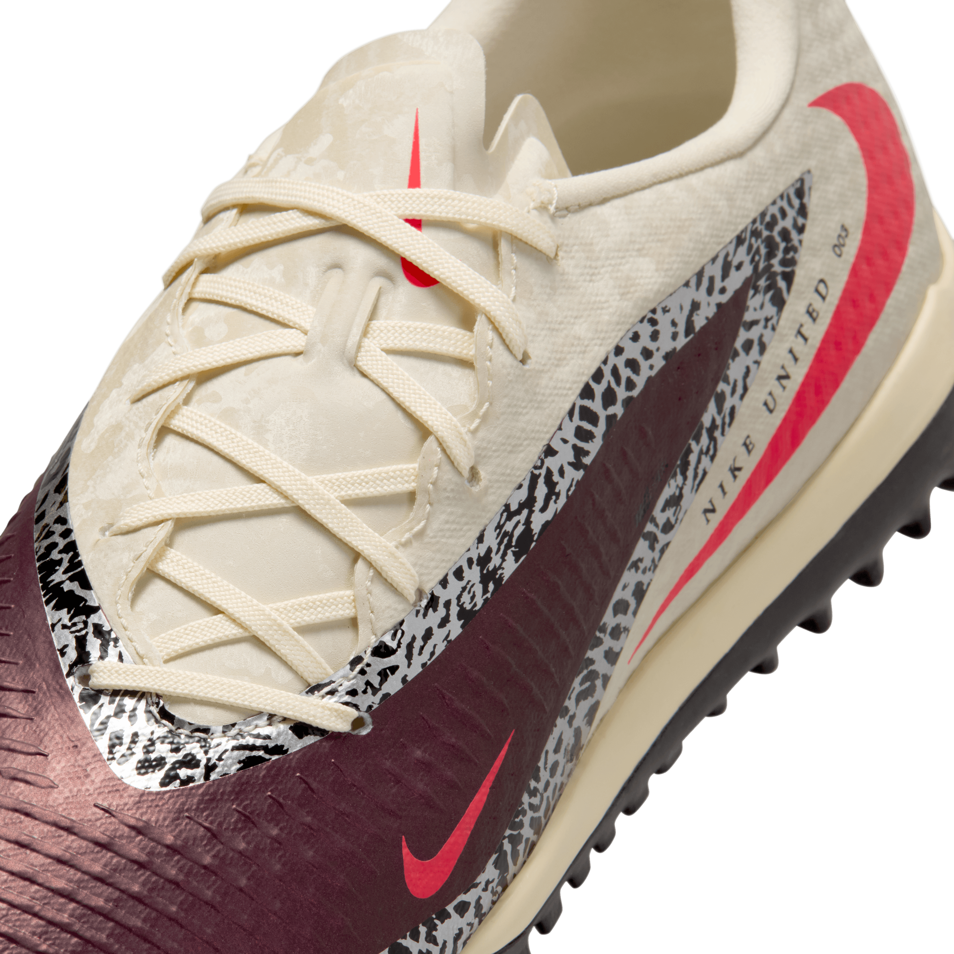 Nike United Phantom 6 Low Academy - Burgundy Crush/ University Red/ Bordeaux Crush