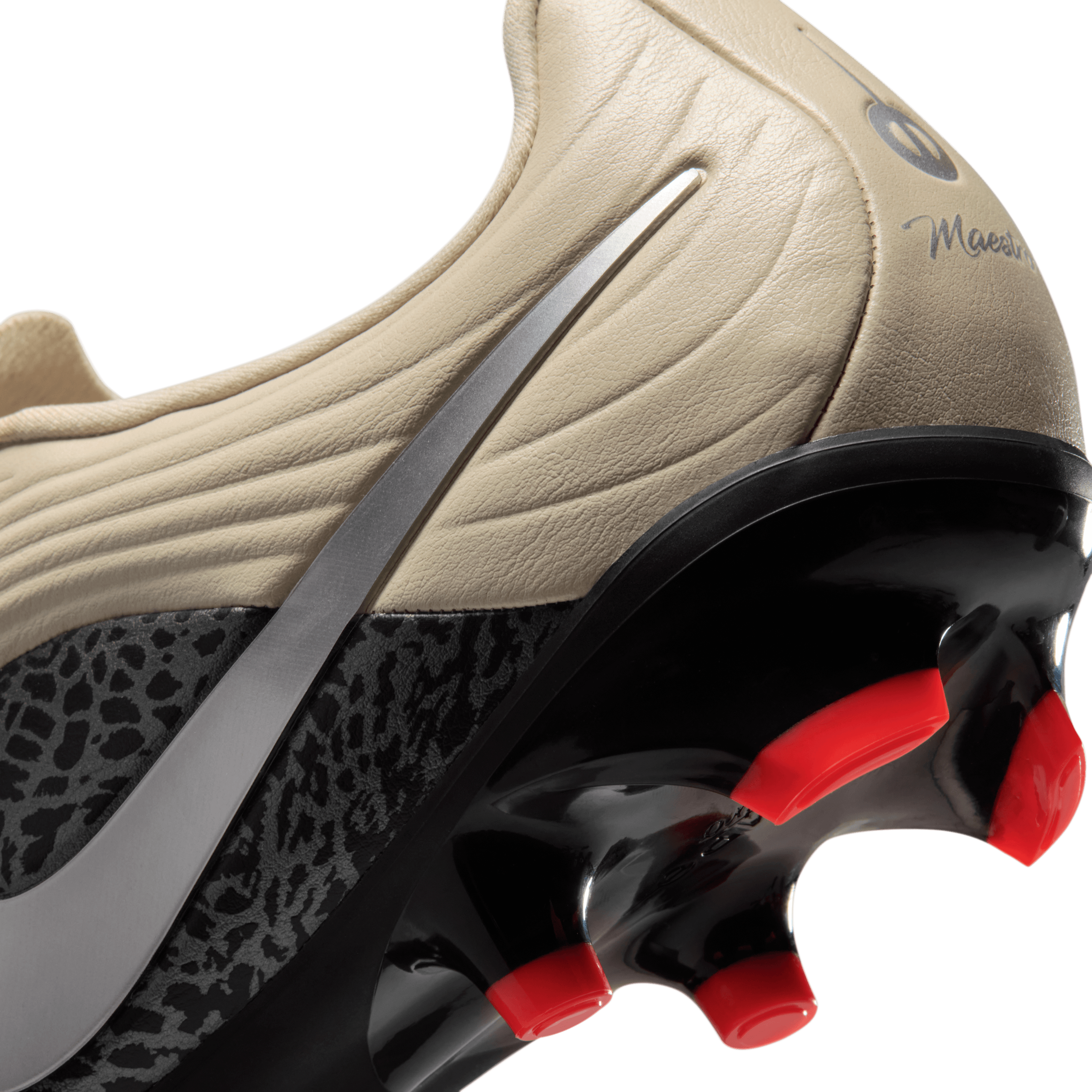 Nike Tiempo Maestro Academy FG-FOSSIL/METALLIC SILVER-BURGUNDY CRUSH