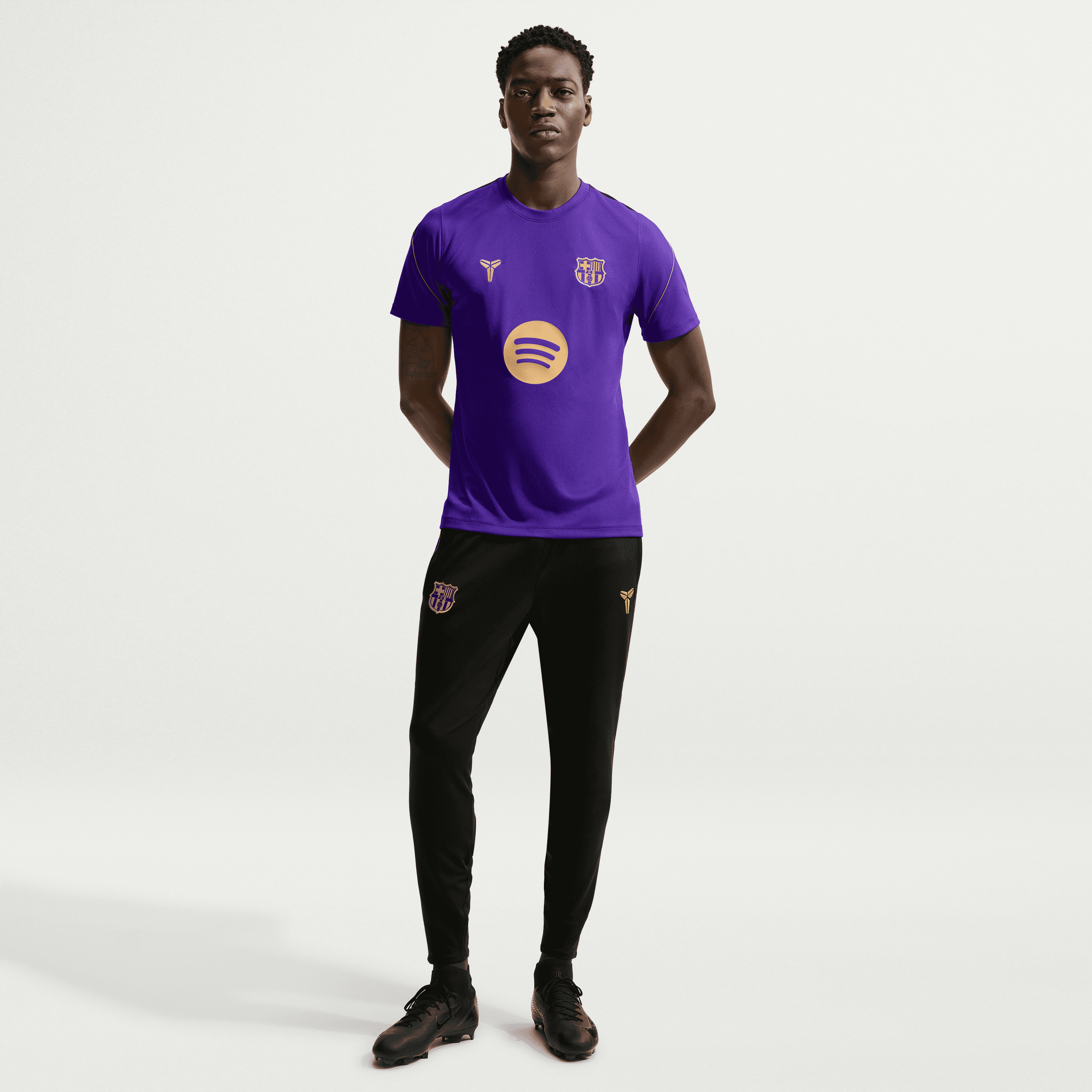 Nike FC Barcelona Strike Away Men's Kobe Dri-FIT Soccer Short-Sleeve Top