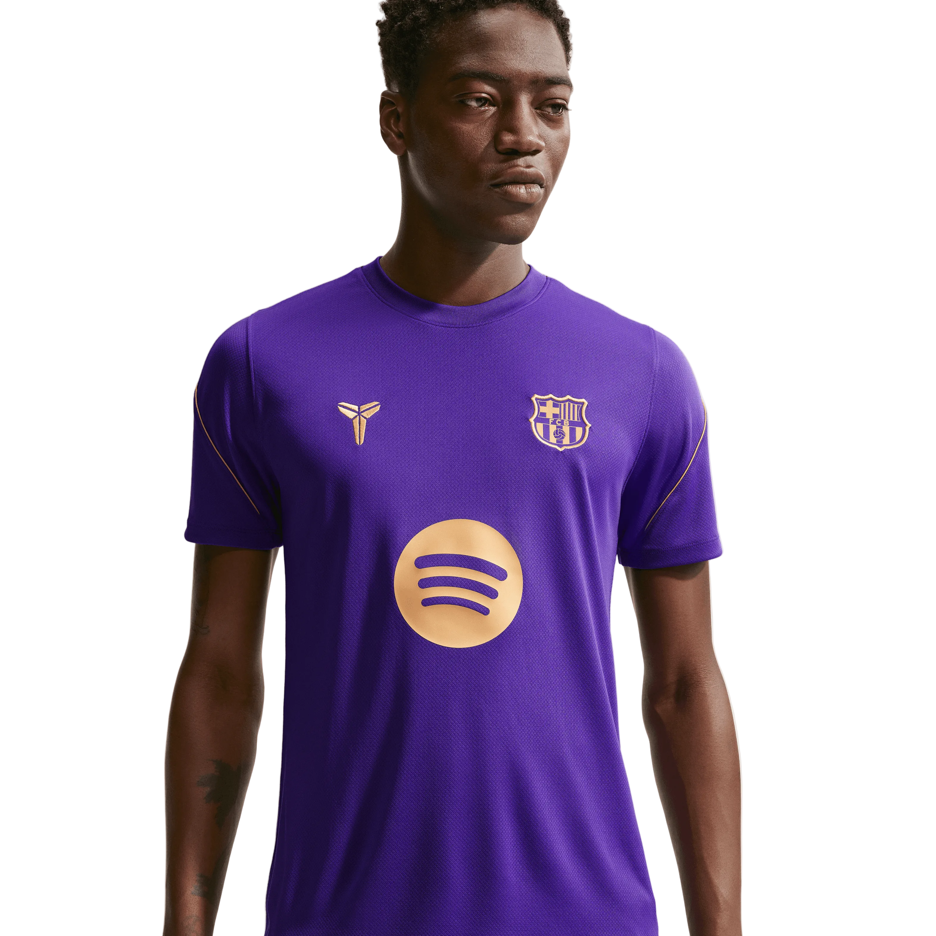 Nike FC Barcelona Strike Away Men's Kobe Dri-FIT Soccer Short-Sleeve Top