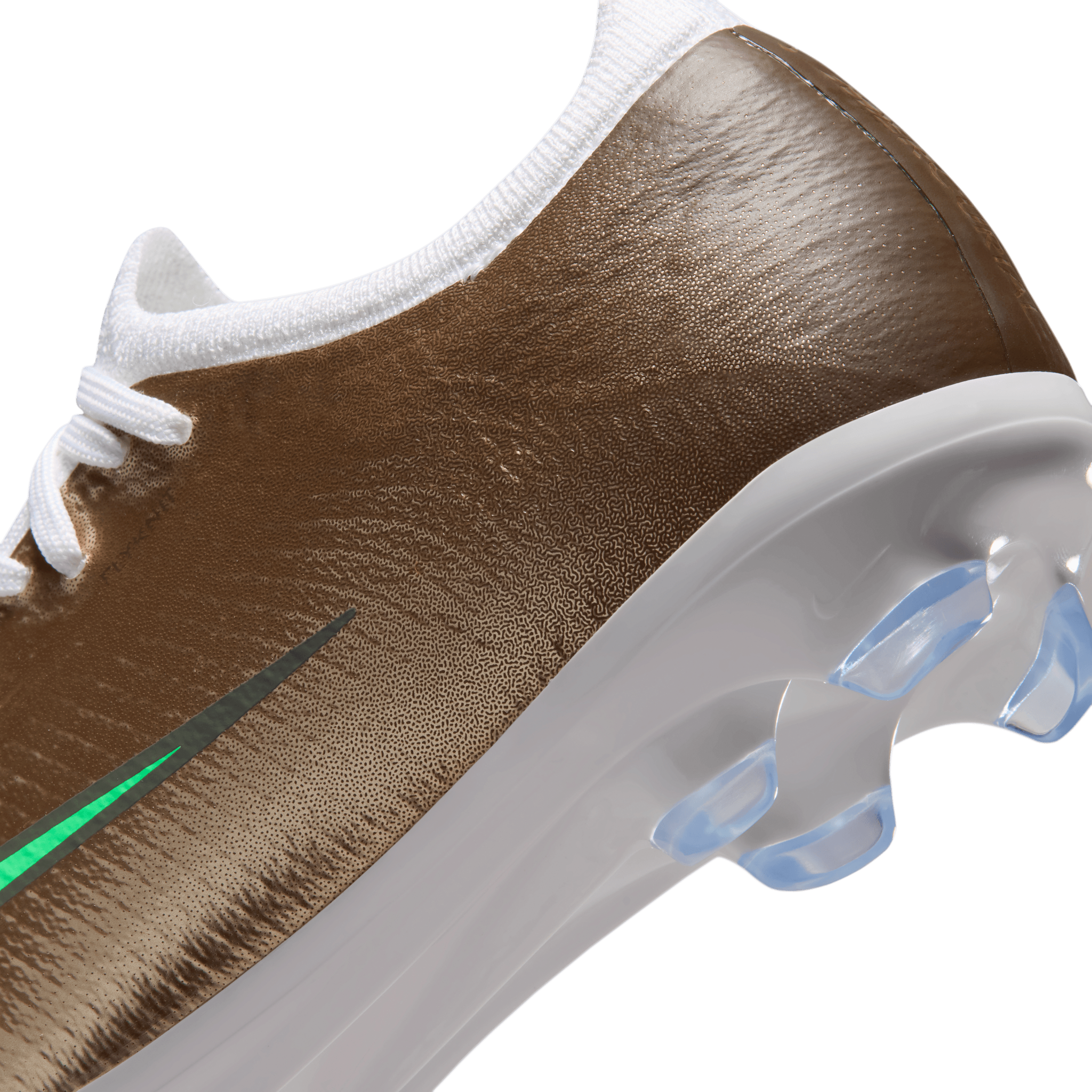 Nike Jr. Mercurial Vapor 17 Pro Kylian Mbappe FG Metallic Gold Green Glow outsole detail