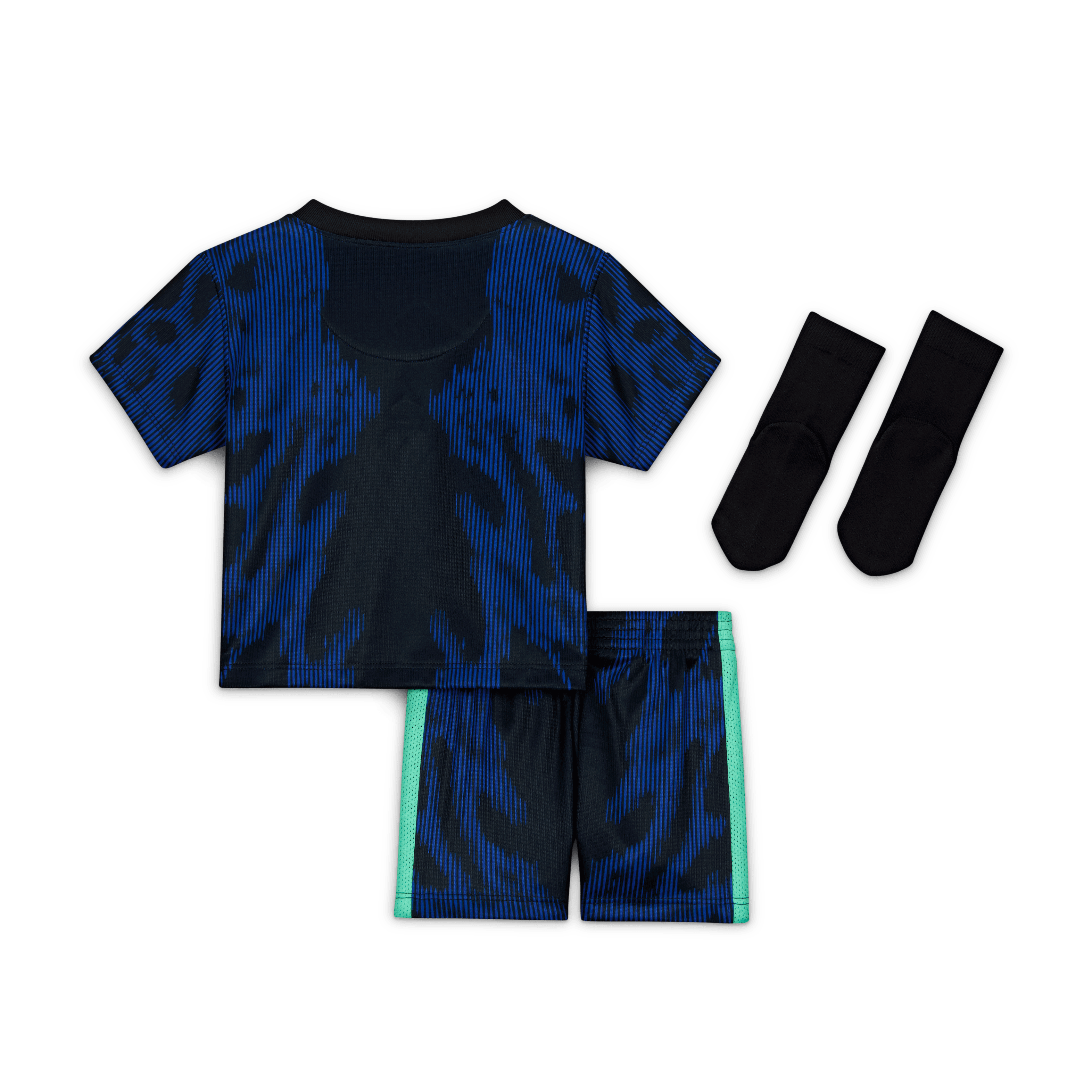 Nike Baby/Toddler Unisex Brazil Stadium Away Jordan Soccer Replica 3-Piece Kit