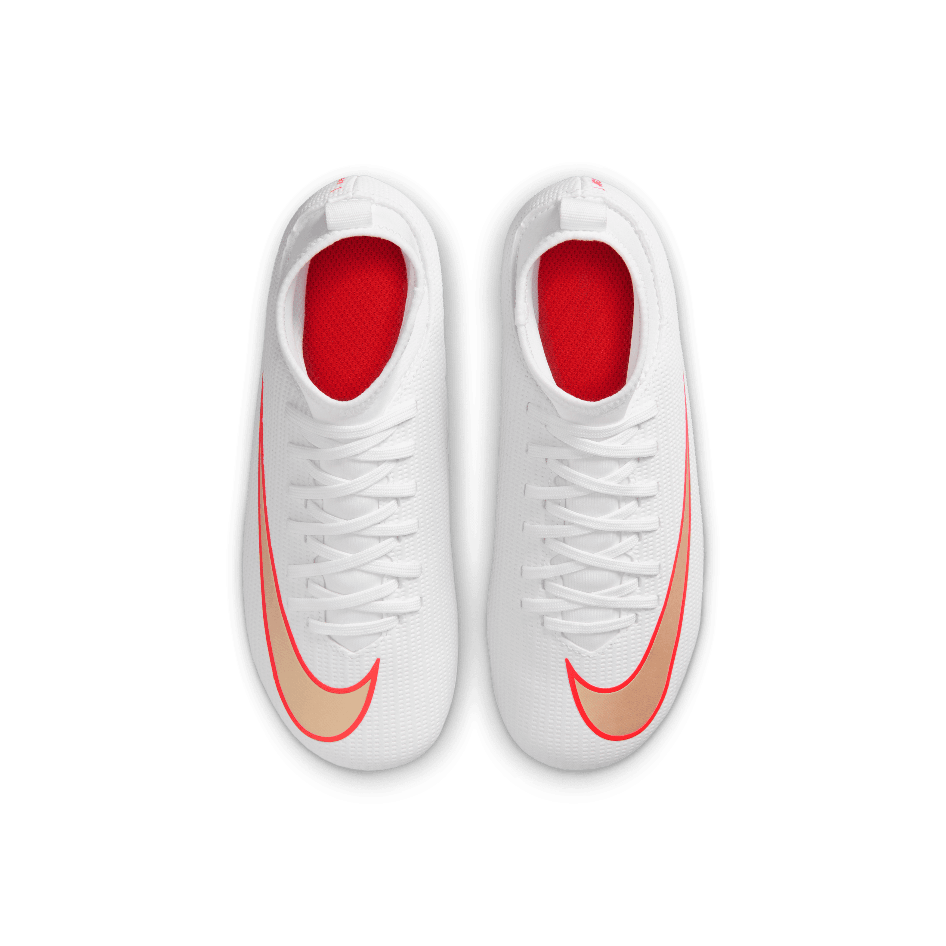 Nike Jr. Mercurial Superfly 11 Club FG - White/Blur-Bright Crimson