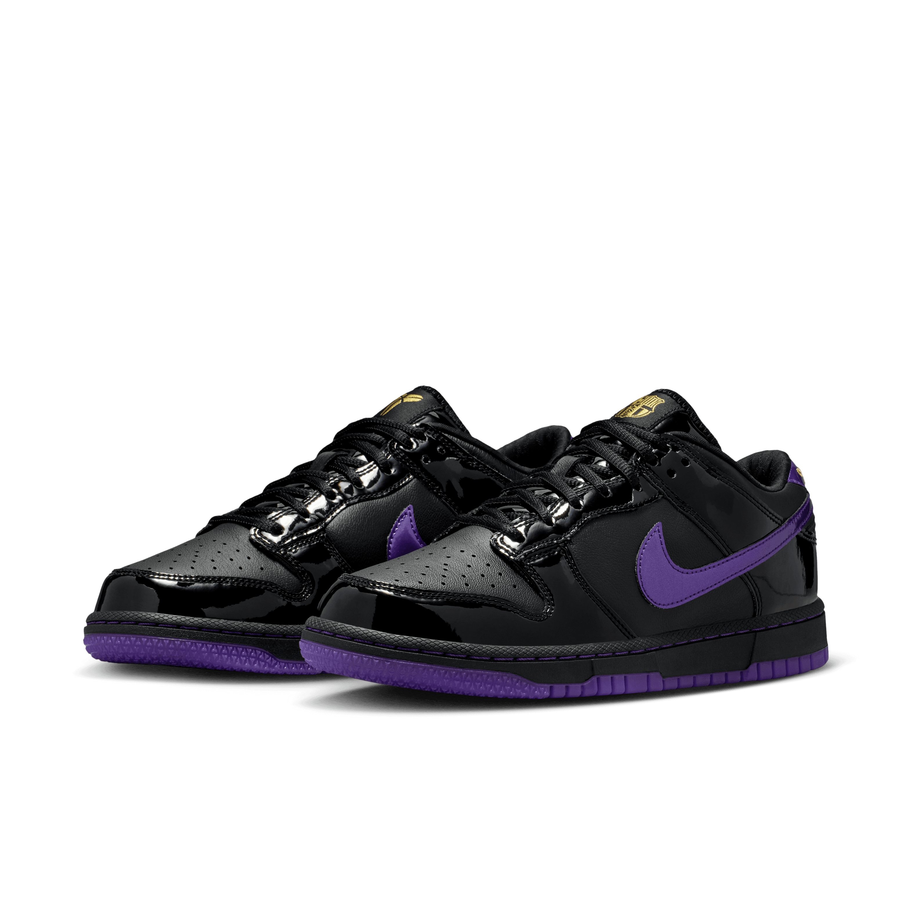Nike Big Kids Kobe Bryant x FC Barcelona Dunk Low Pro - Black/Field Purple
