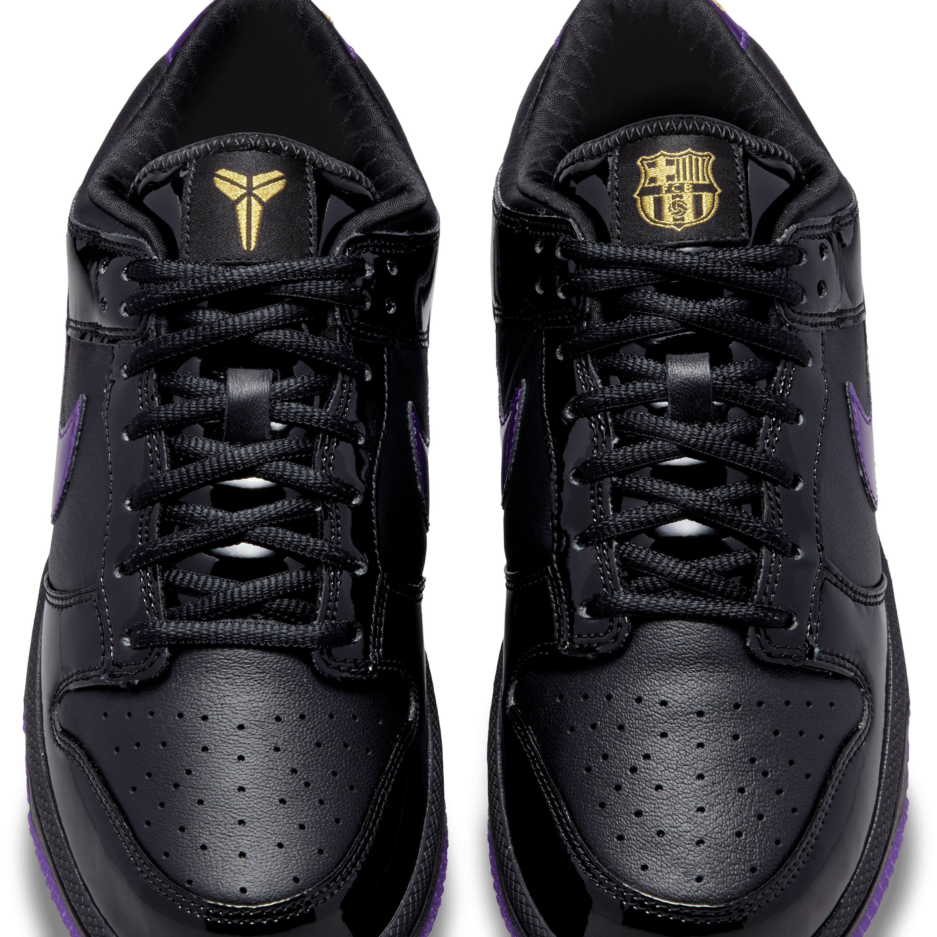 Nike Big Kids Kobe Bryant x FC Barcelona Dunk Low Pro - Black/Field Purple