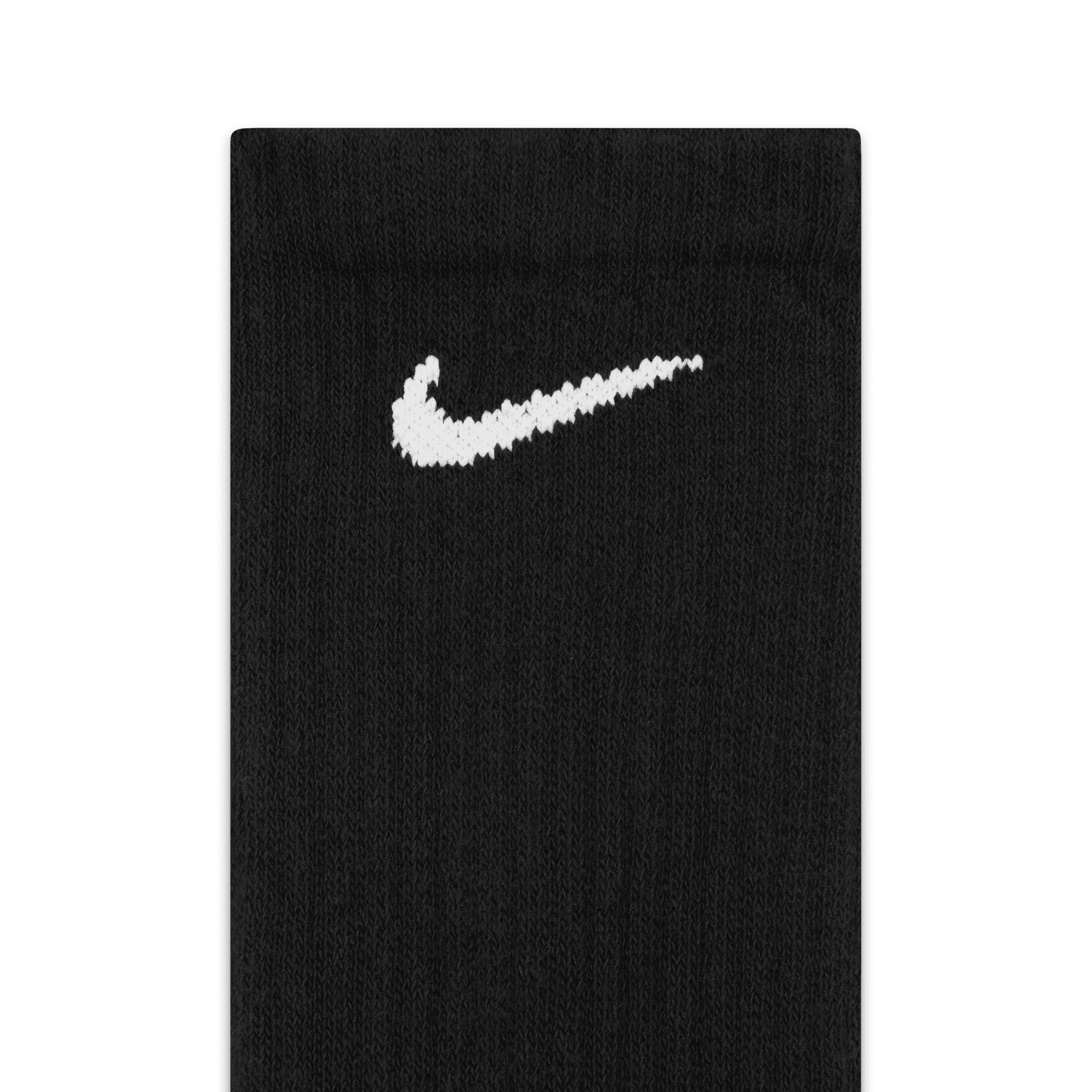 Nike Everyday Cushioned Training Crew Socks (6 Pairs) - Black