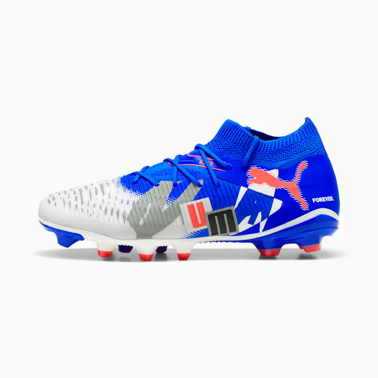 Puma Future 8 Ultimate Forever FG-White/Gray/ Black/ Red