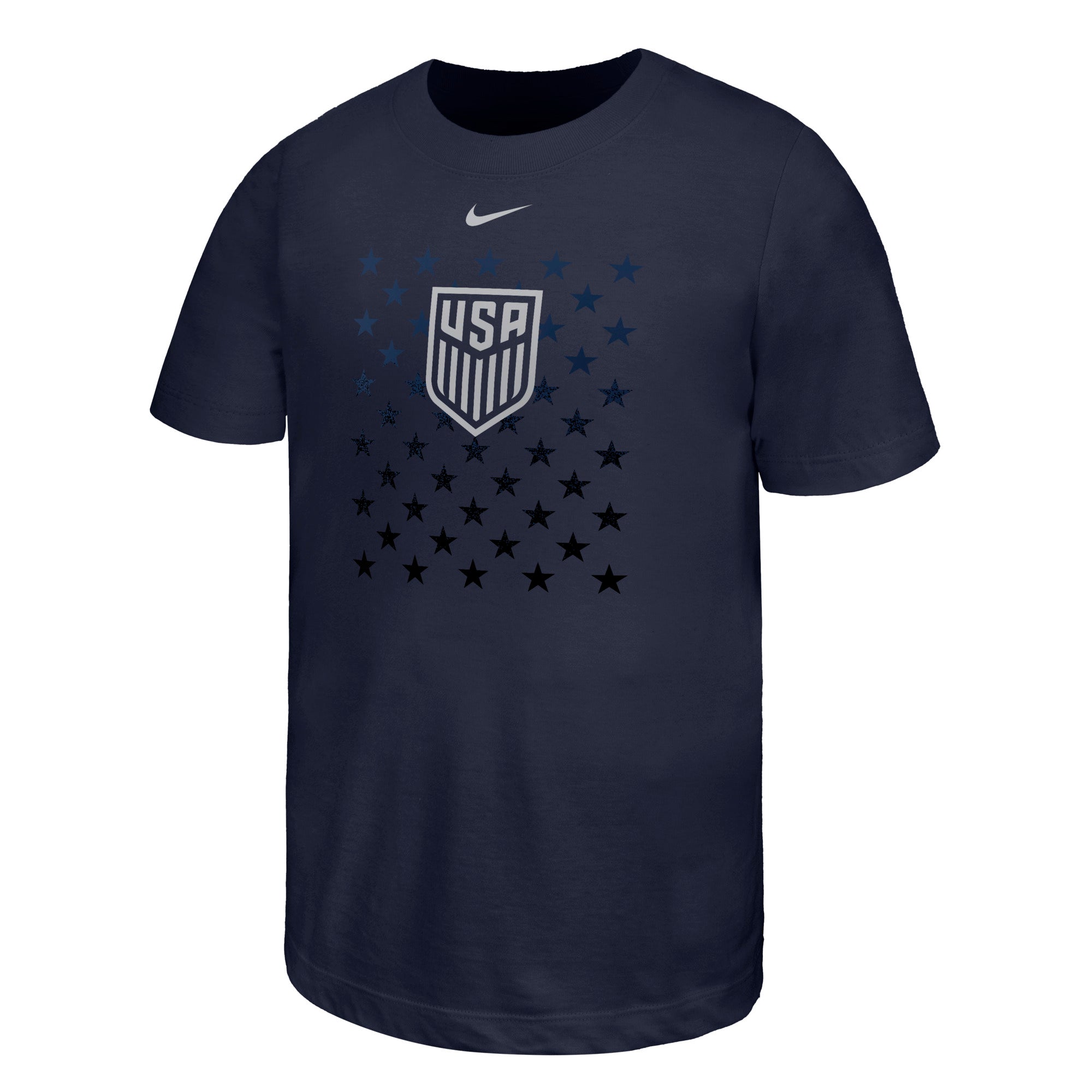 Nike USA Big Kids Core Cotton T-Shirt-Navy