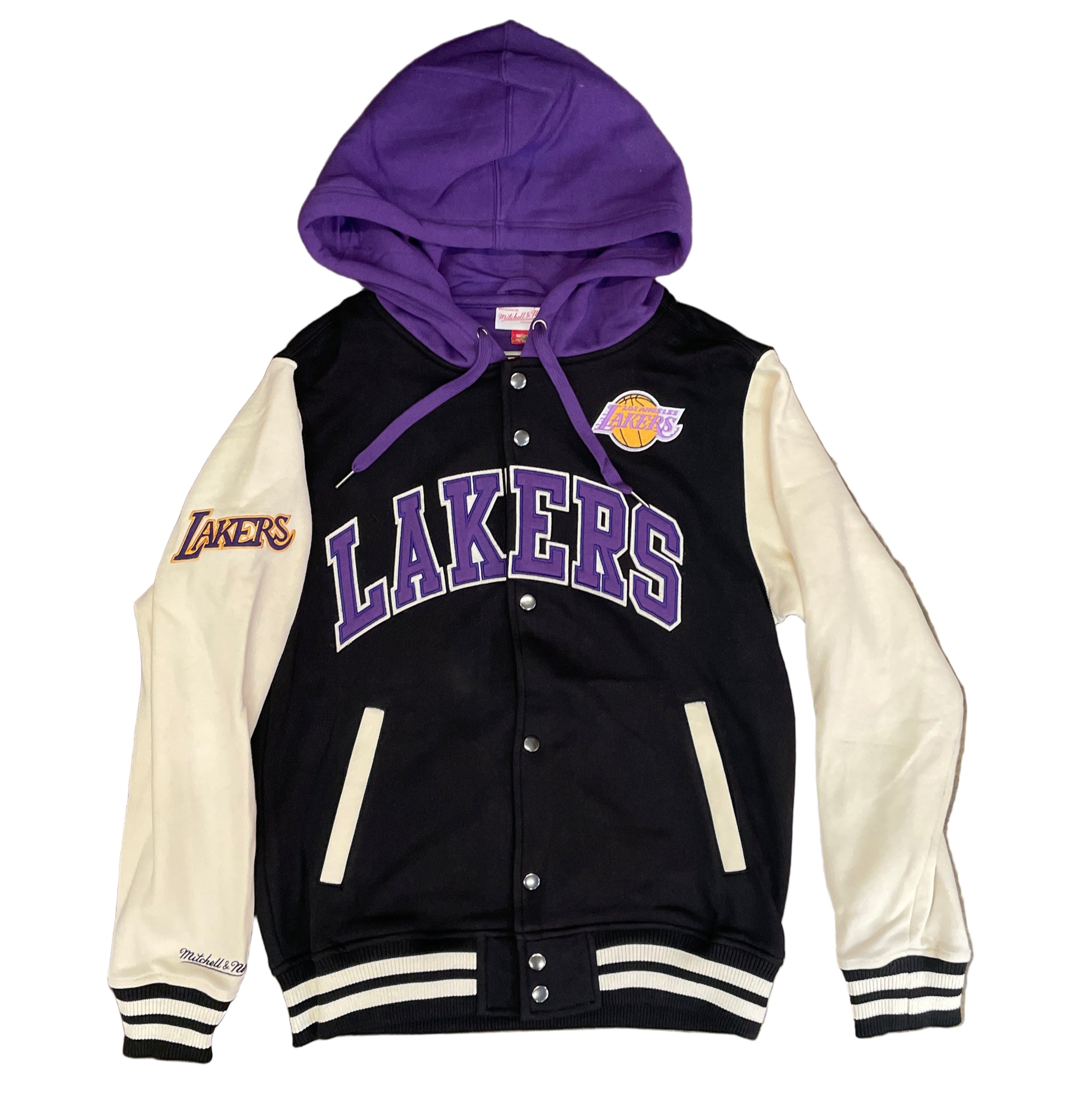 Mitchell & Ness Los Angeles Lakers Courtside Fleece Full-Snap Jacket