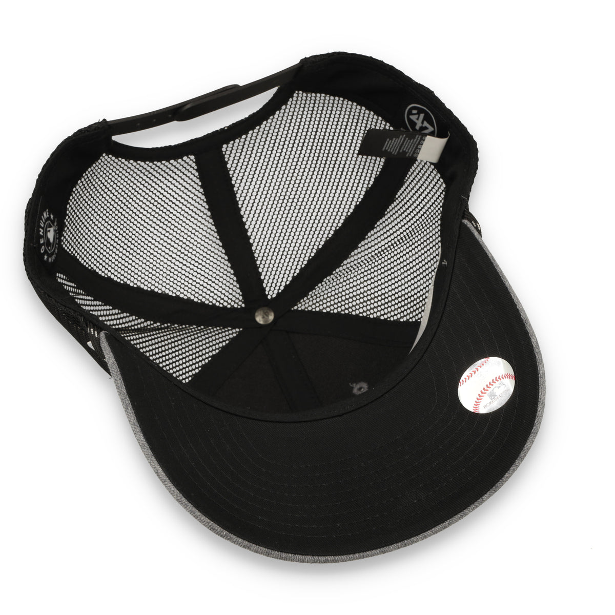 '47 Brand Los Angeles Dodgers Carbon Rope Trucker Adjustable Snapback Hat