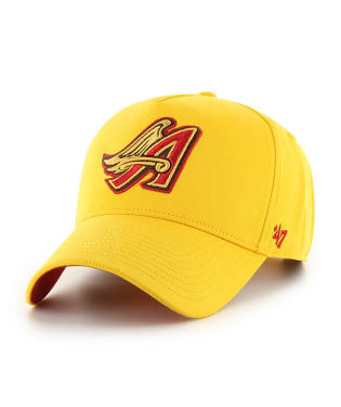 ' 47 BRAND LOS ANGELES ANGELS COOPERSTOWN YELLOW GOLD SURE SHOT TT COTTON 47 MVP DT