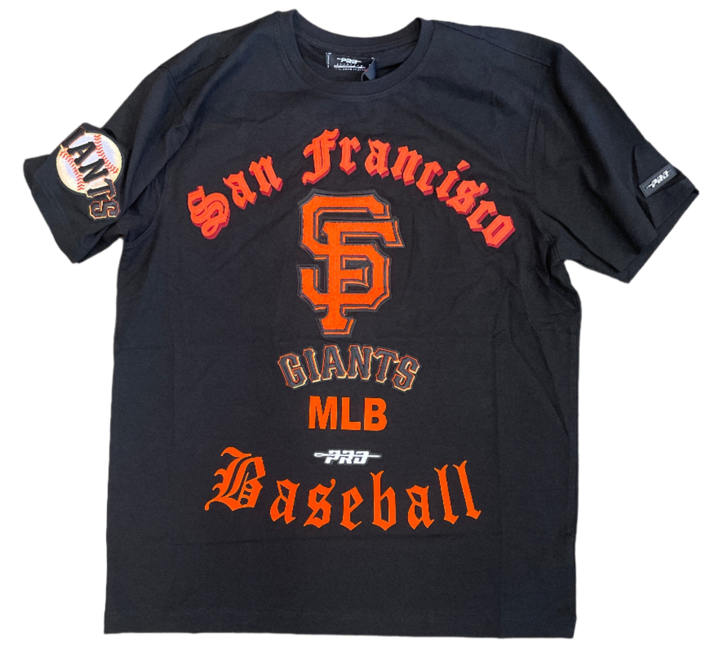 Pro Standard Men's San Francisco Giants Old English SJ T-Shirt