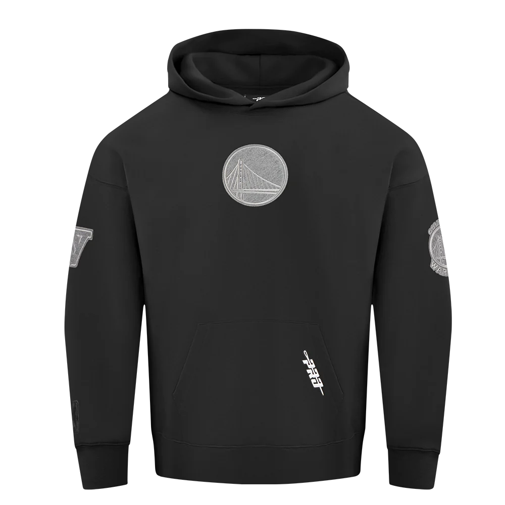 NBA GOLDEN STATE WARRIORS REVERSE FRENCH TERRY MEN'S DROP SHOULDER FLEECE PULLOVER HOODIE