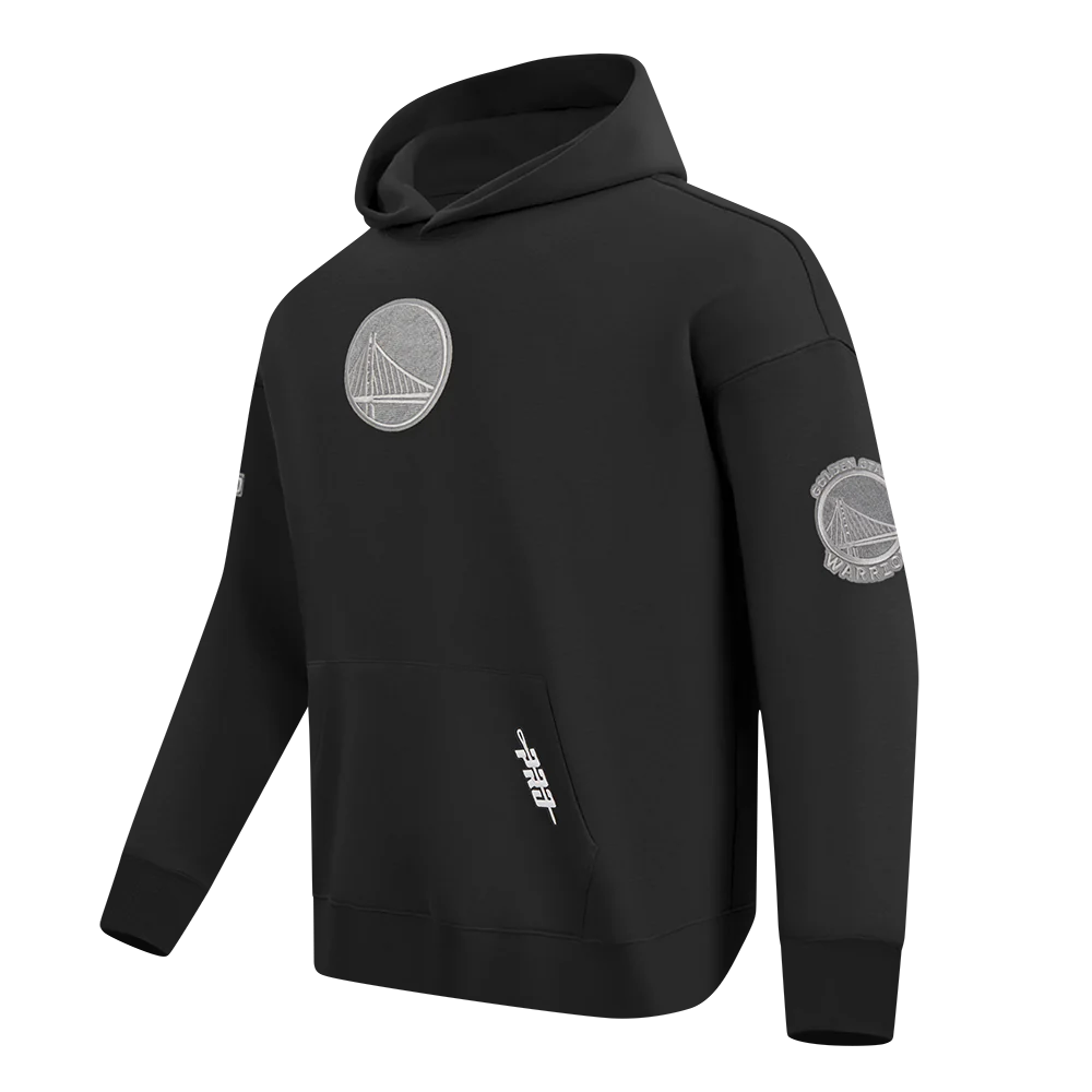 NBA GOLDEN STATE WARRIORS REVERSE FRENCH TERRY MEN'S DROP SHOULDER FLEECE PULLOVER HOODIE