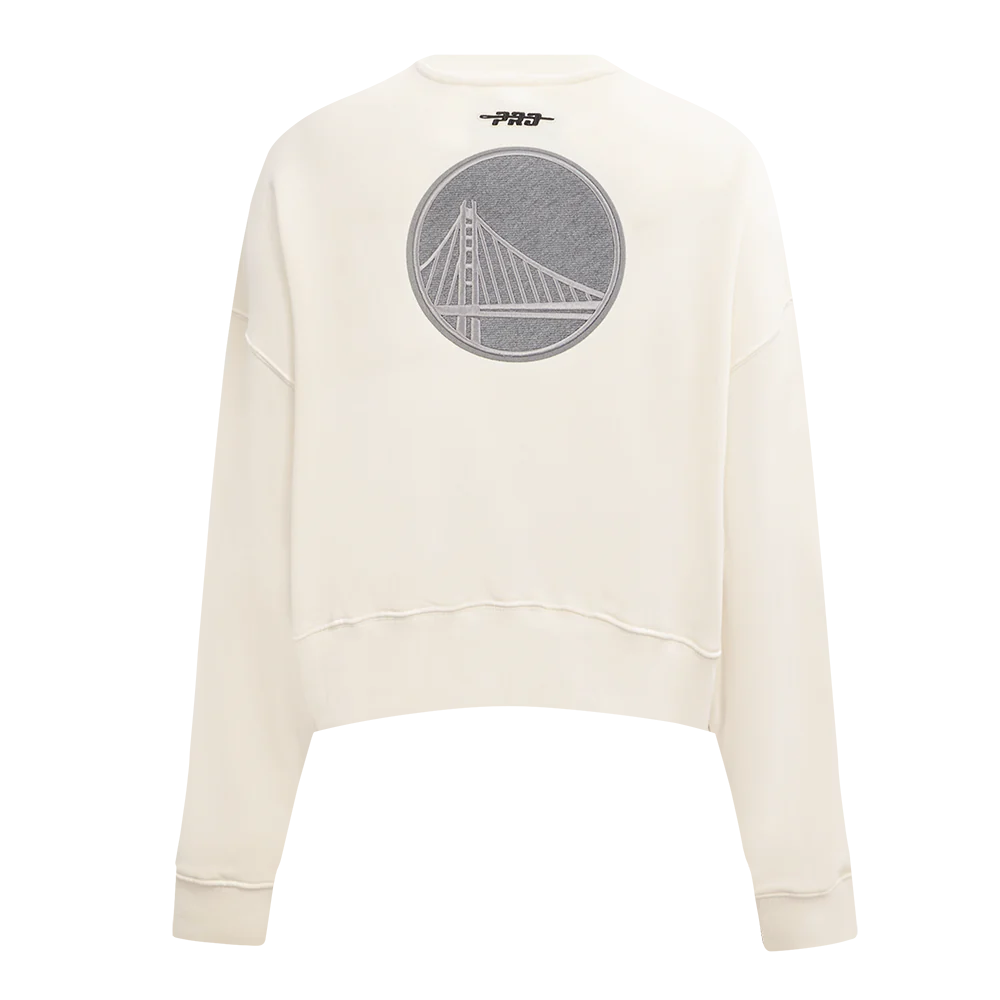 NBA GOLDEN STATE WARRIORS REVERSE FRENCH TERRY WOMEN'S FLEECE CREWNECK