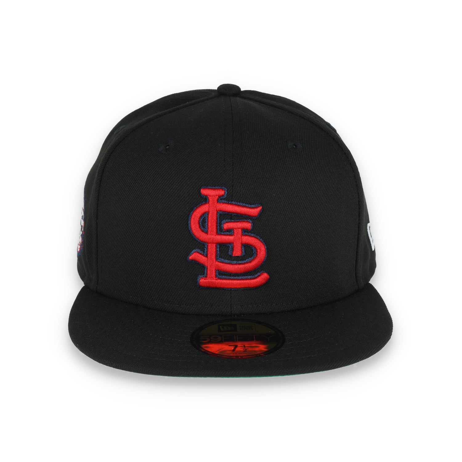 New Era St. Louis Cardinals Metallic Logo 129 Anniversary Side Patch 59FIFTY Fitted - Black