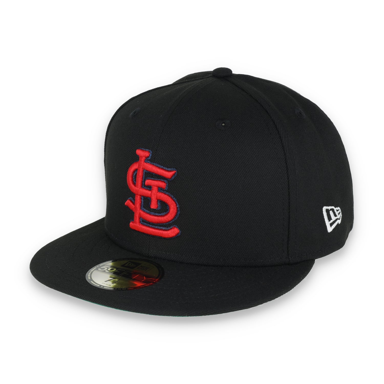 New Era St. Louis Cardinals Metallic Logo 129 Anniversary Side Patch 59FIFTY Fitted - Black