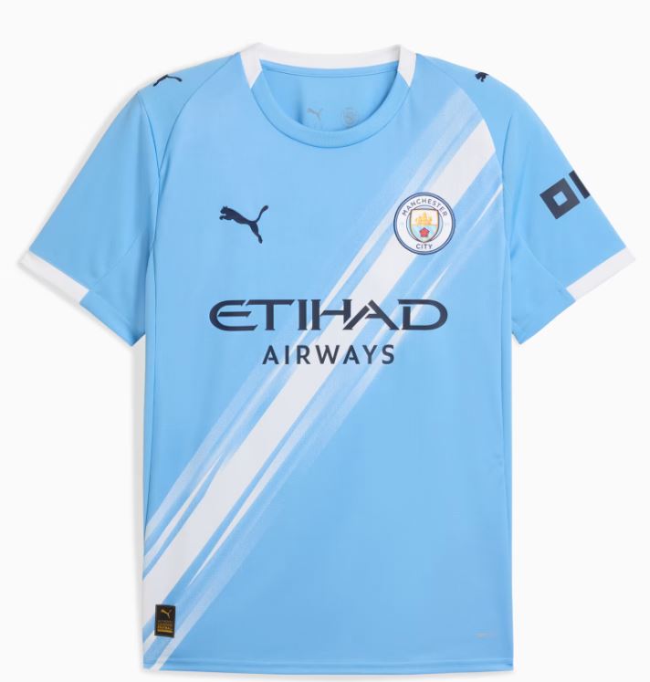 Puma Men's Manchester City FC Home Stadium Jersey 25/26