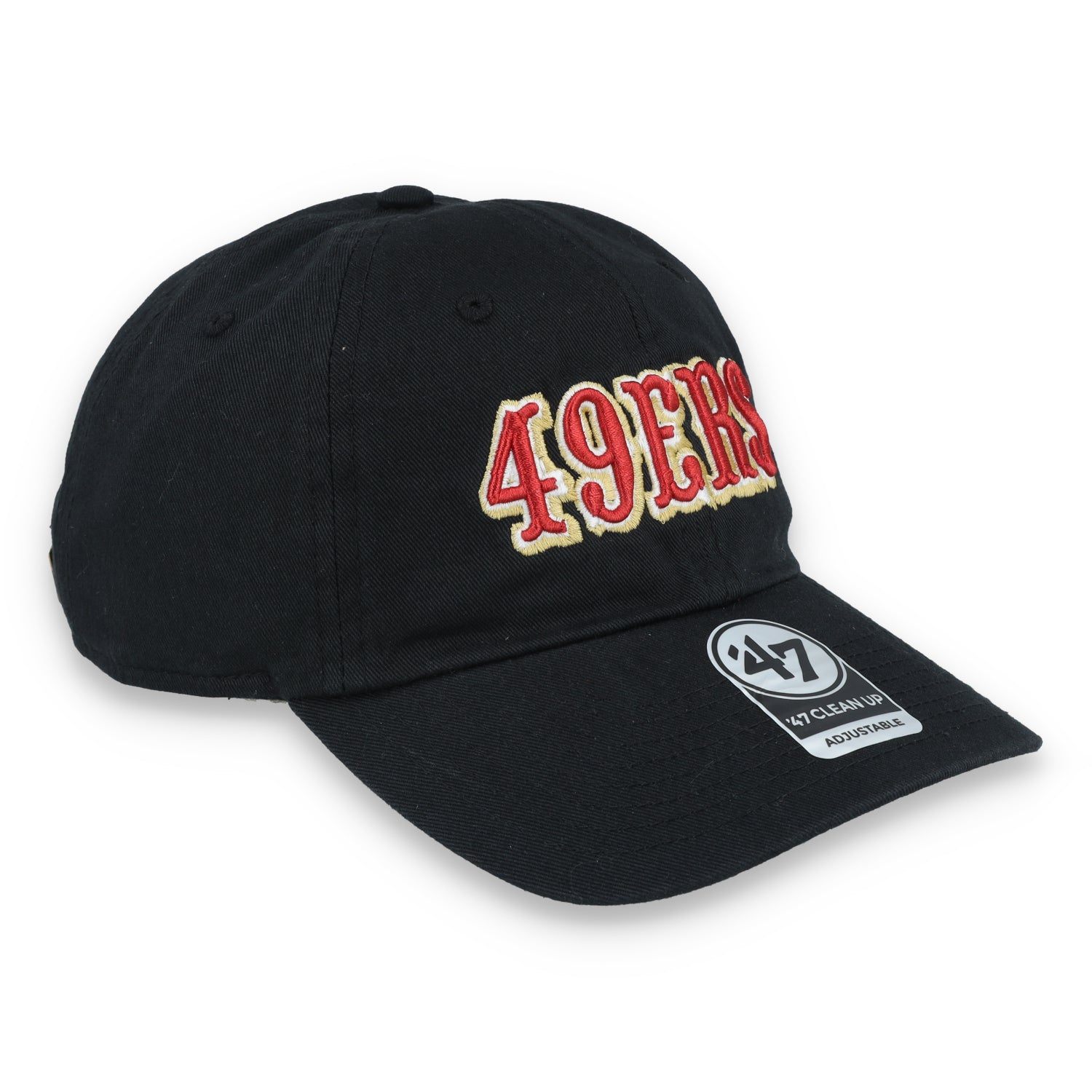 '47 Brand San Francisco 49ers MVP Adjustable Hat-Black