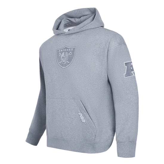 Pro Standard 'Las Vegas Raiders French Terry Drop Shoulder Hoodie-Gray