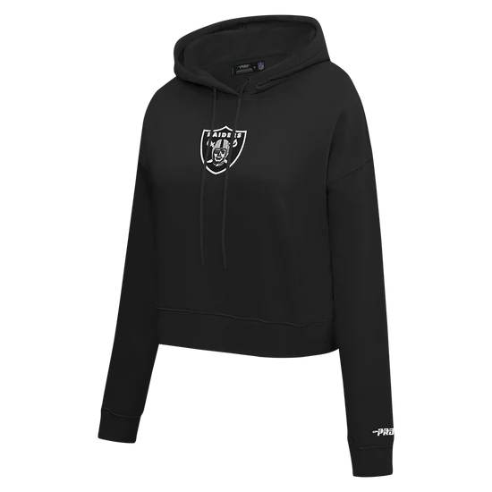Pro Standard Women's Las Vegas Raiders Wingspan FLC Cropped Hoodie