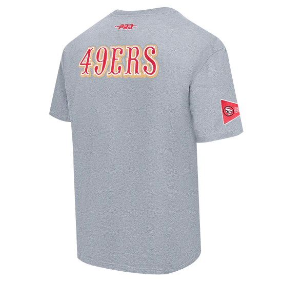 Pro Standard San Francisco 49ers Best OF Drop Shoulder Tee-Heather Gray