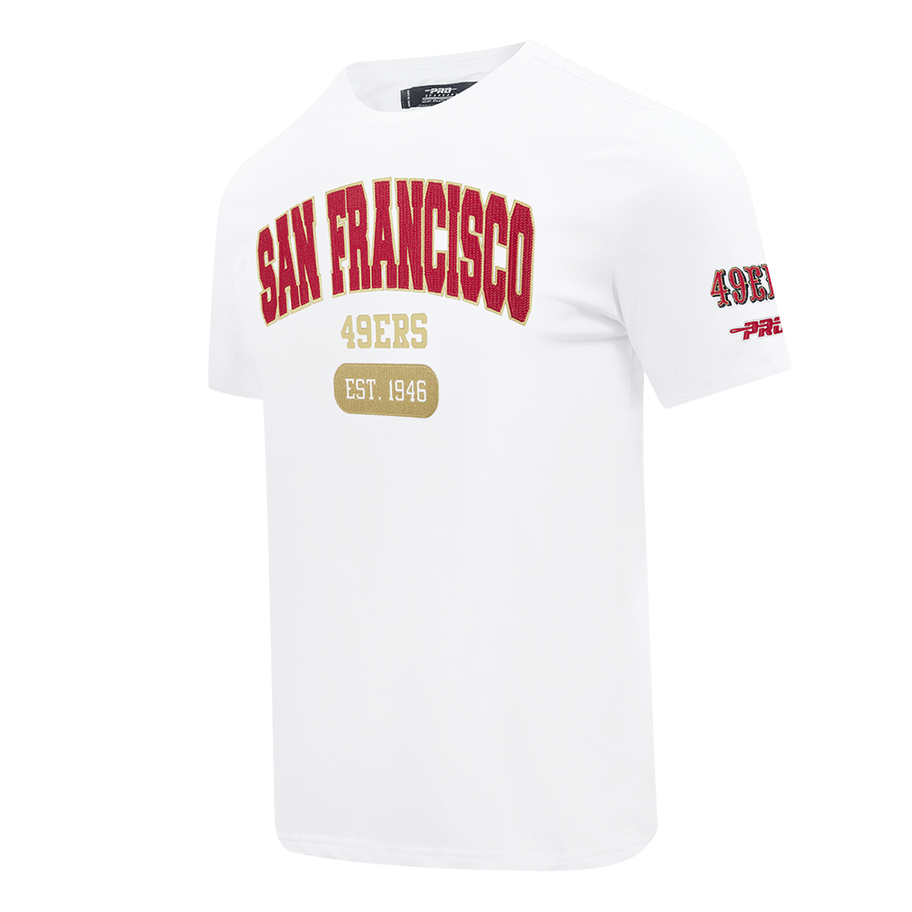 Pro Standard Men's San Francisco 49ers City Arch T-Shirt - White, front view