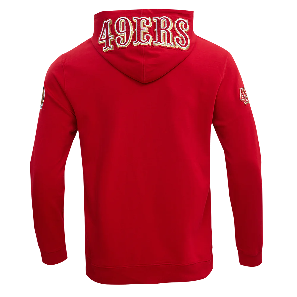 Pro Standard Men's San Francisco 49ers 4-Hit Full-Zip Hoodie-Scarlet