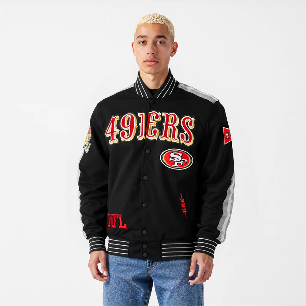 Pro Standard Men's San Francisco 49ers PRO GAME DAY DBL KNIT JACKET