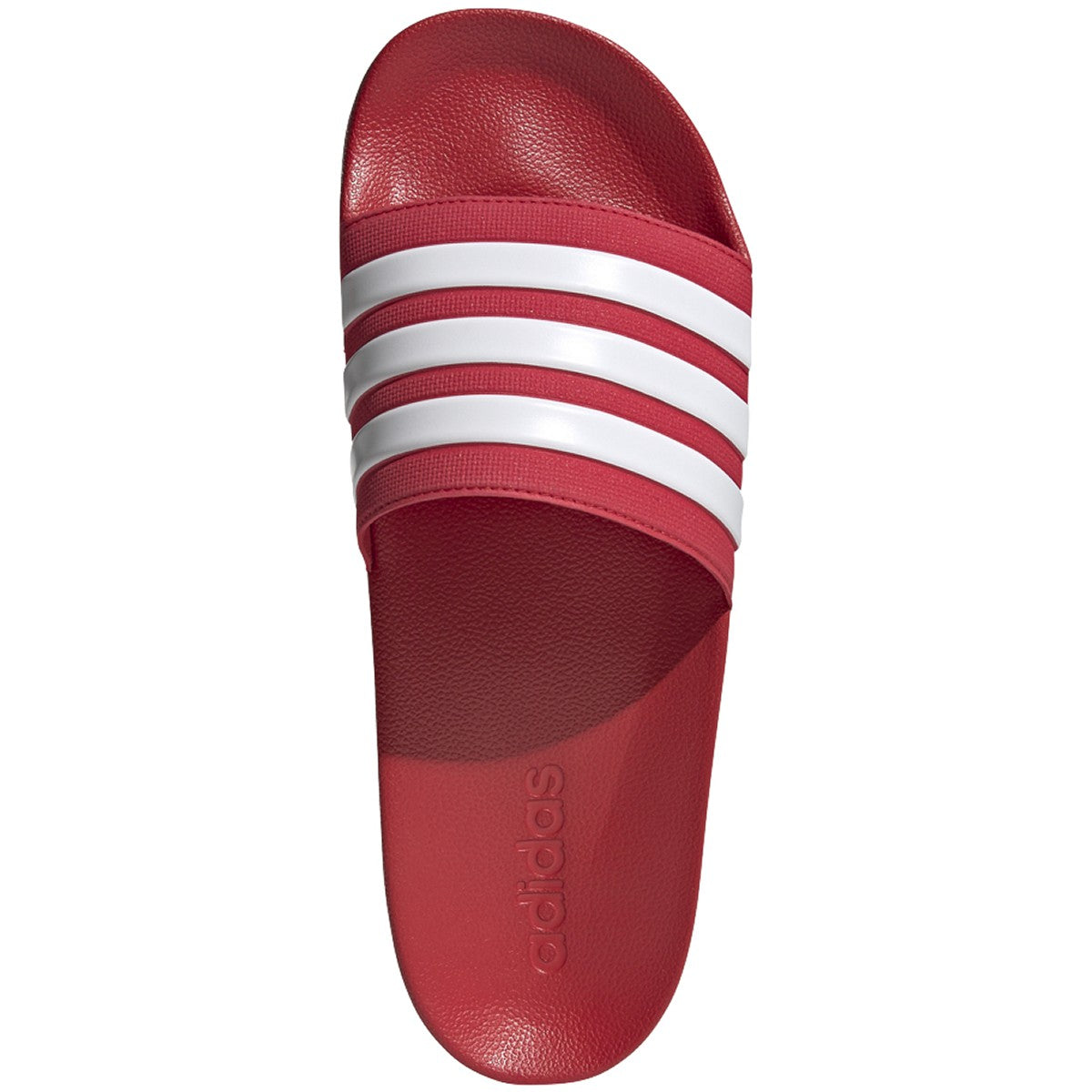 ADIDAS ADILETTE SHOWER SLIDES-SCARLET/WHITE