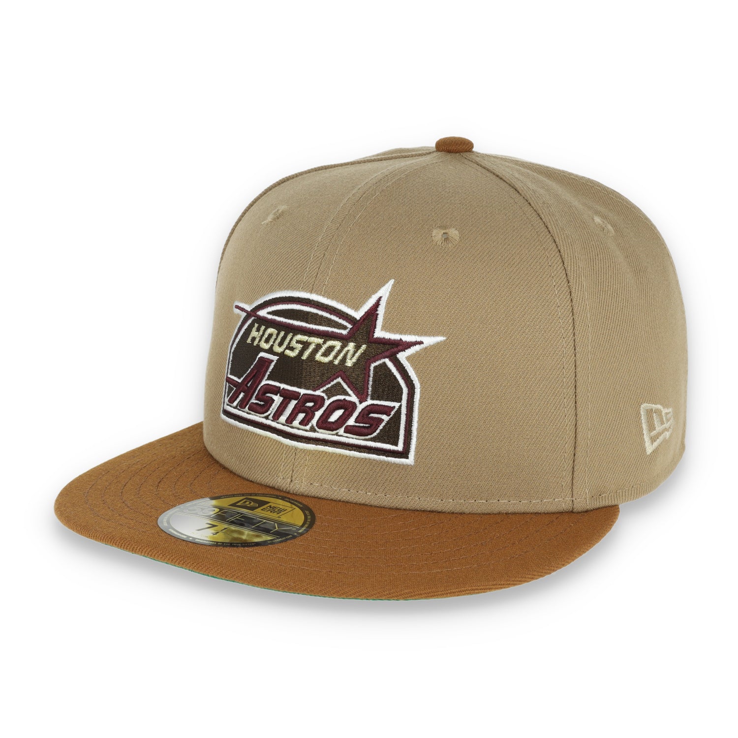 New Era Houston Astros Astrodome Side Patch 59FIFTY Fitted-Khaki