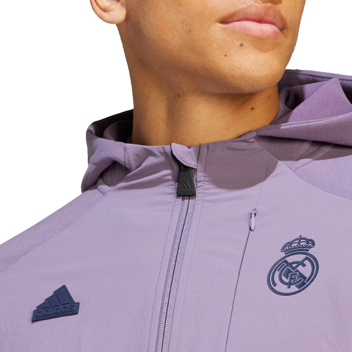 Adidas Men's Real Madrid Designed for Gameday Full-Zip Hoodie