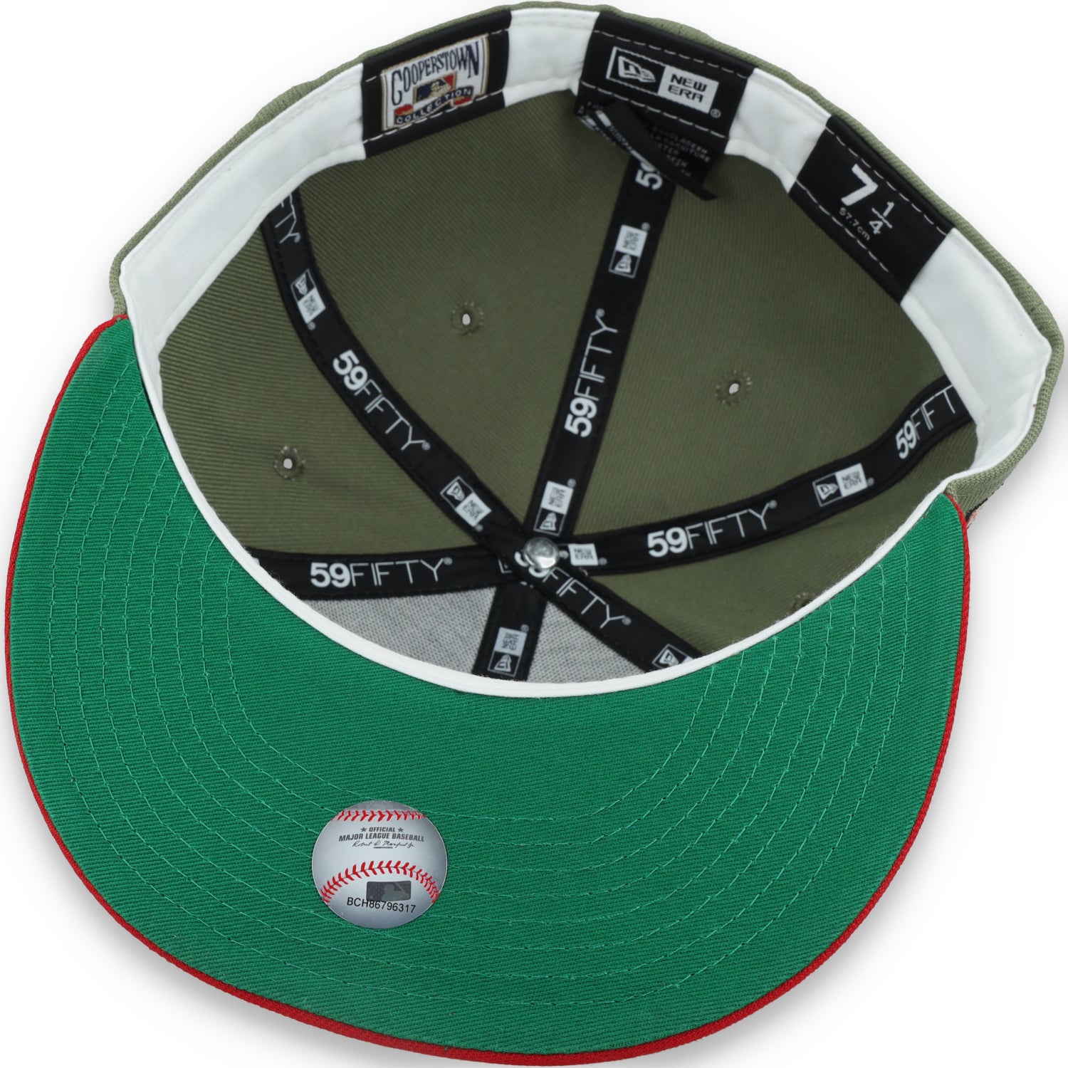 Houston All Star game Side Patch 59FIFTY Fitted Hat- Olive Green